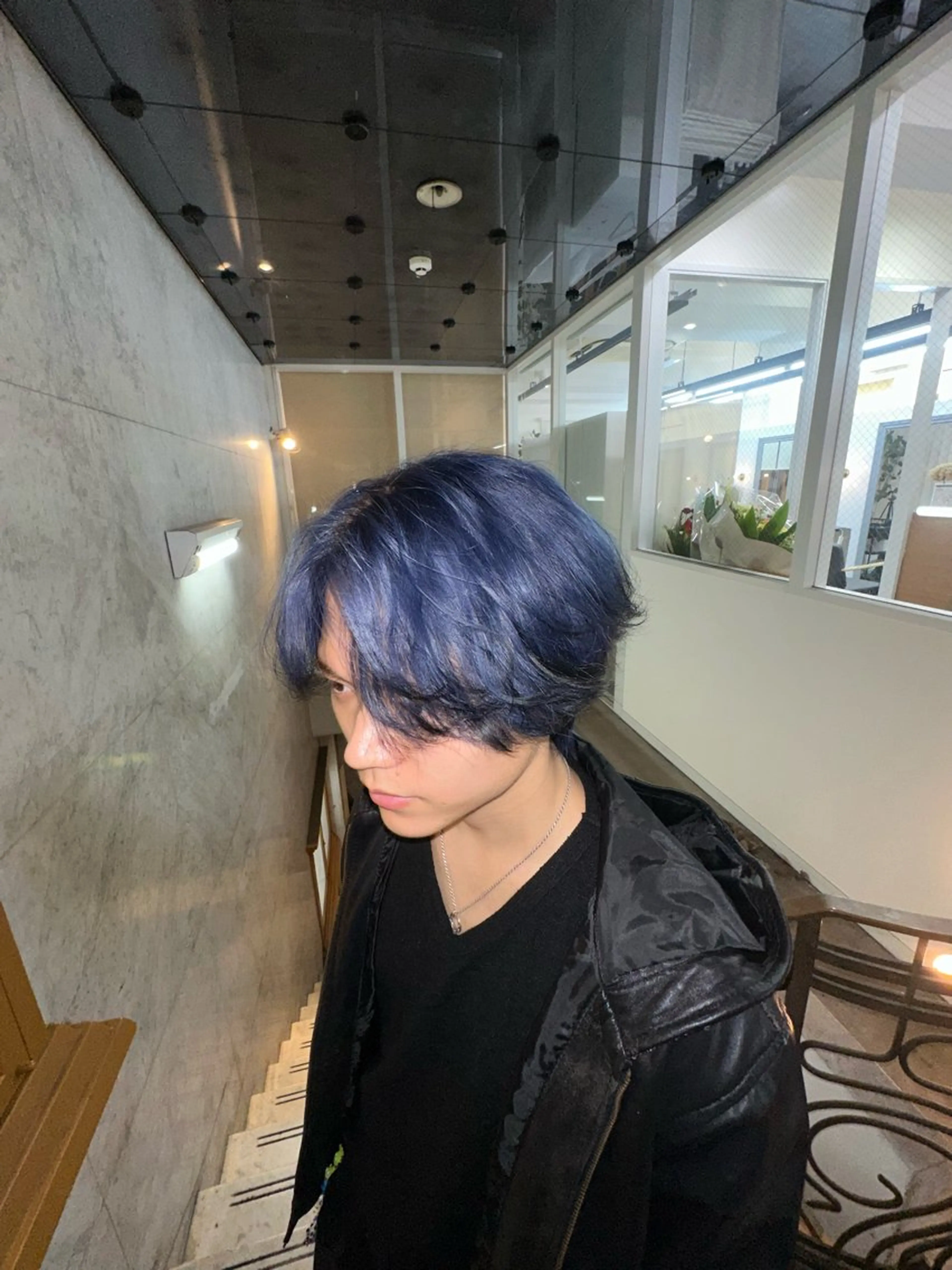 カラー メンズ 佐古 遼太のヘアスタイル