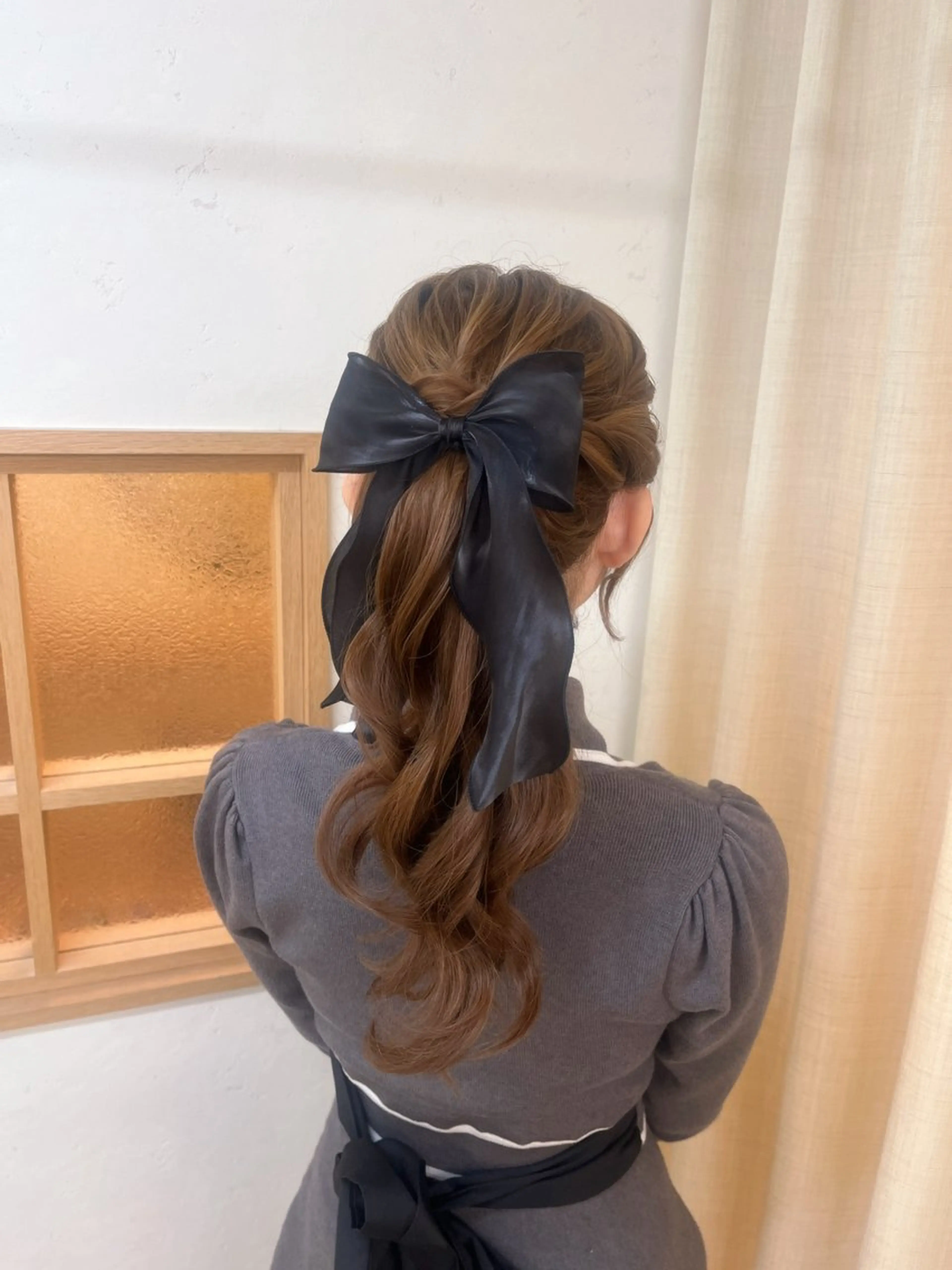 ヘアアレンジ ポニーテール 垢抜けヘアメイク🫧 JURI🪽のヘアスタイル