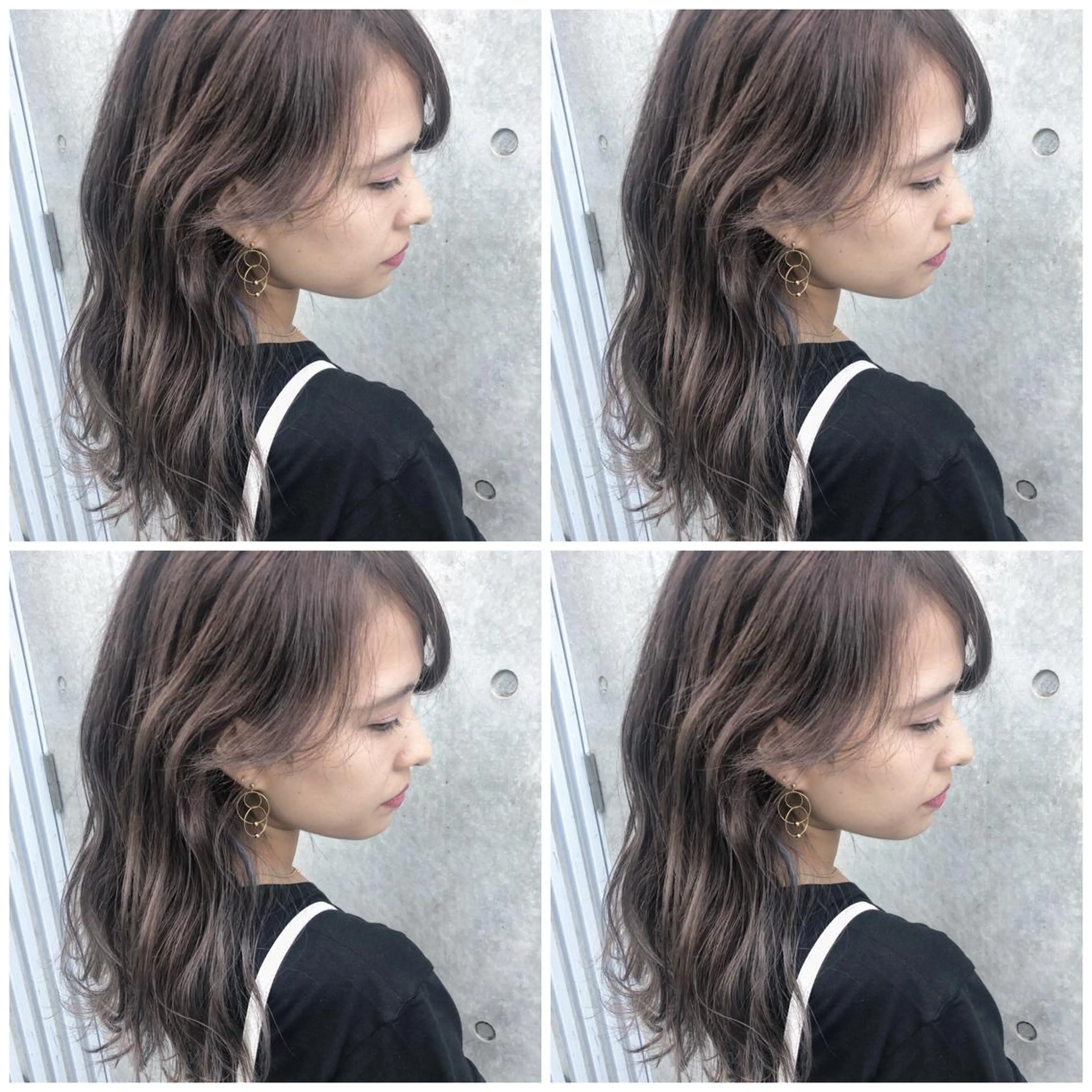 セミロング カラー パーマ ヘアアレンジ メンズ キッズ ネイル マツエク・マツパ メンズブリーチ メンズハイライト 学生（メンズ向け） アッシュ ベージュカラー レイヤー／顔周り 韓国ヘア森田和貴のヘアスタイル