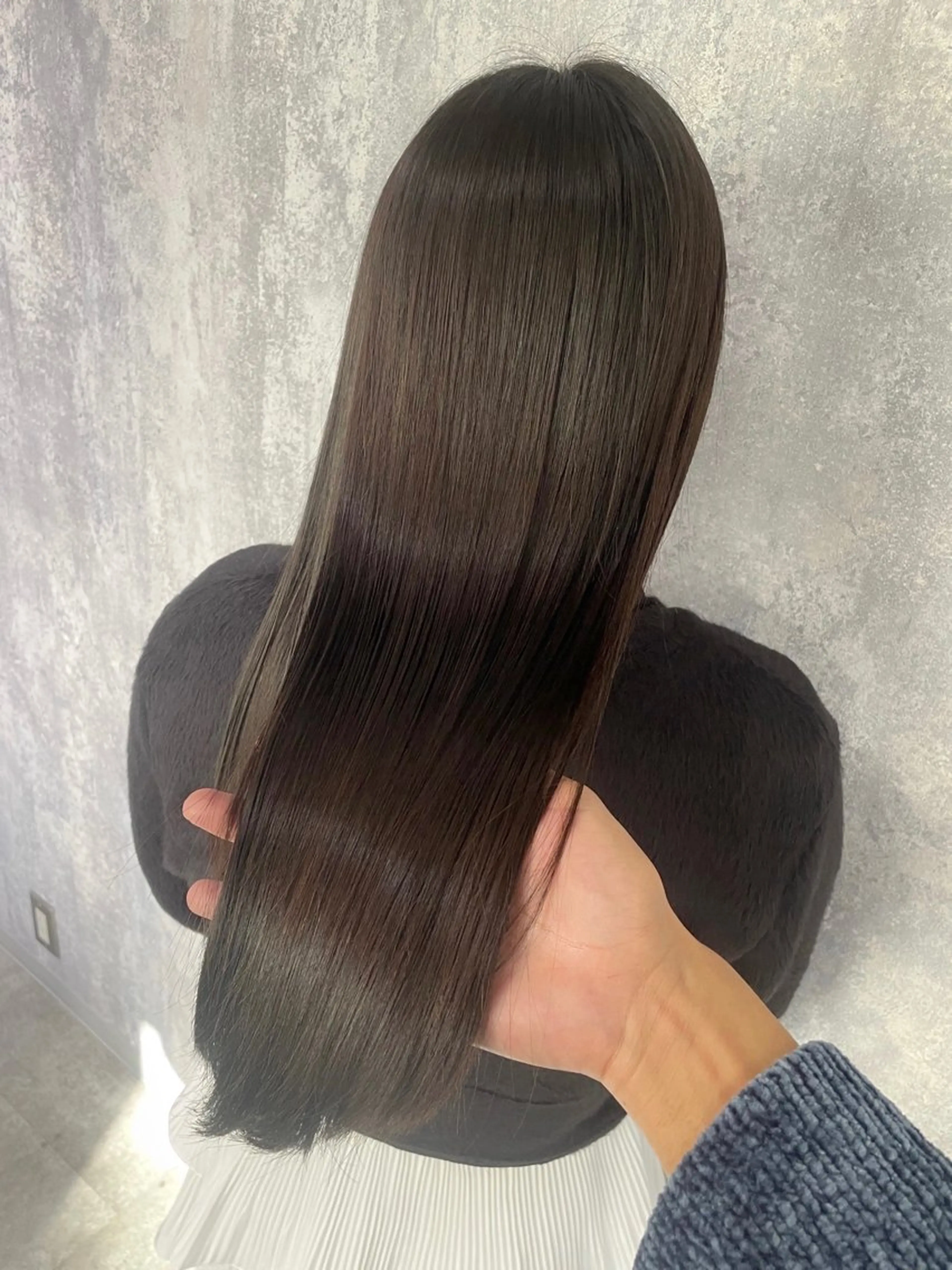 ロング 髪質改善 似合わせカット 縮毛矯正 ヘアカラー トリートメント 杉野🫧美髪🫧 Zina博多店長のヘアスタイル