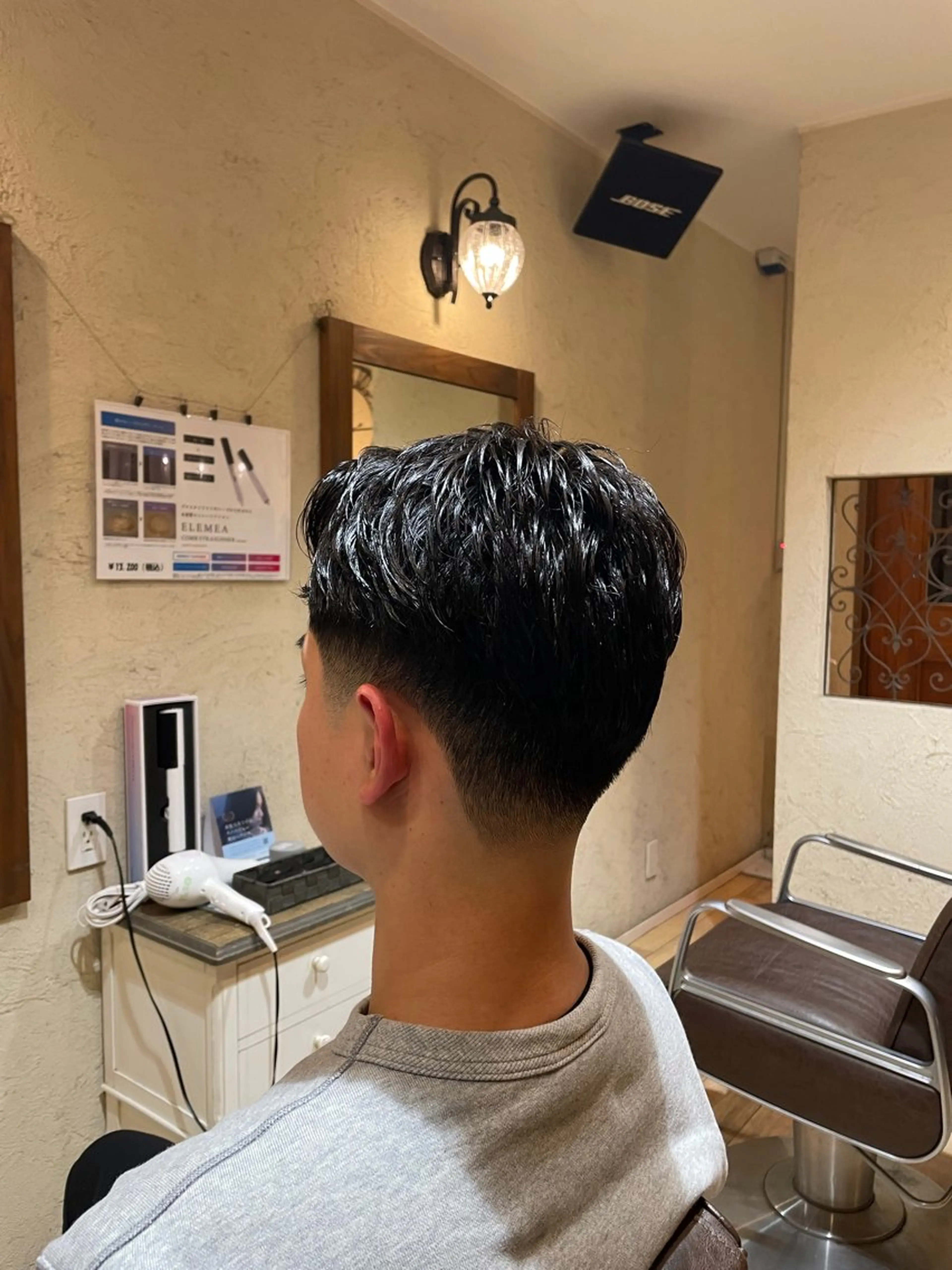 ショート メンズ フェードカット カット 森本 修吏のヘアスタイル
