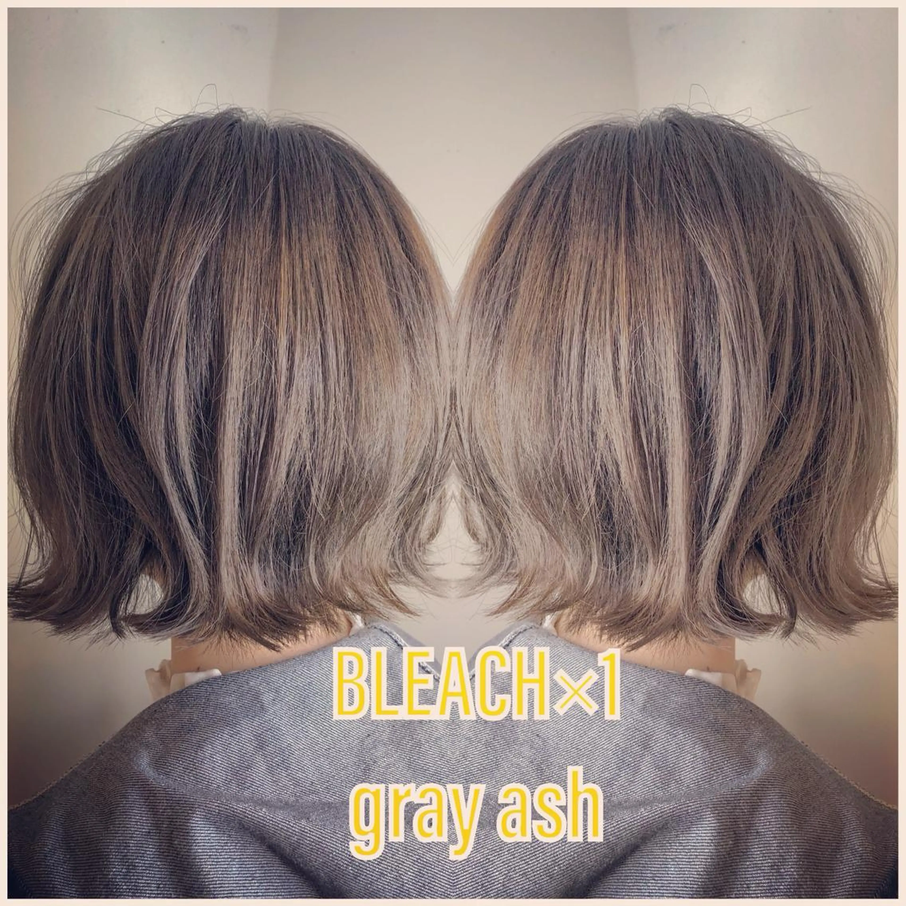 ショート カラー ハイライト/ブリーチ バレイヤージュ関佳祐のヘアスタイル