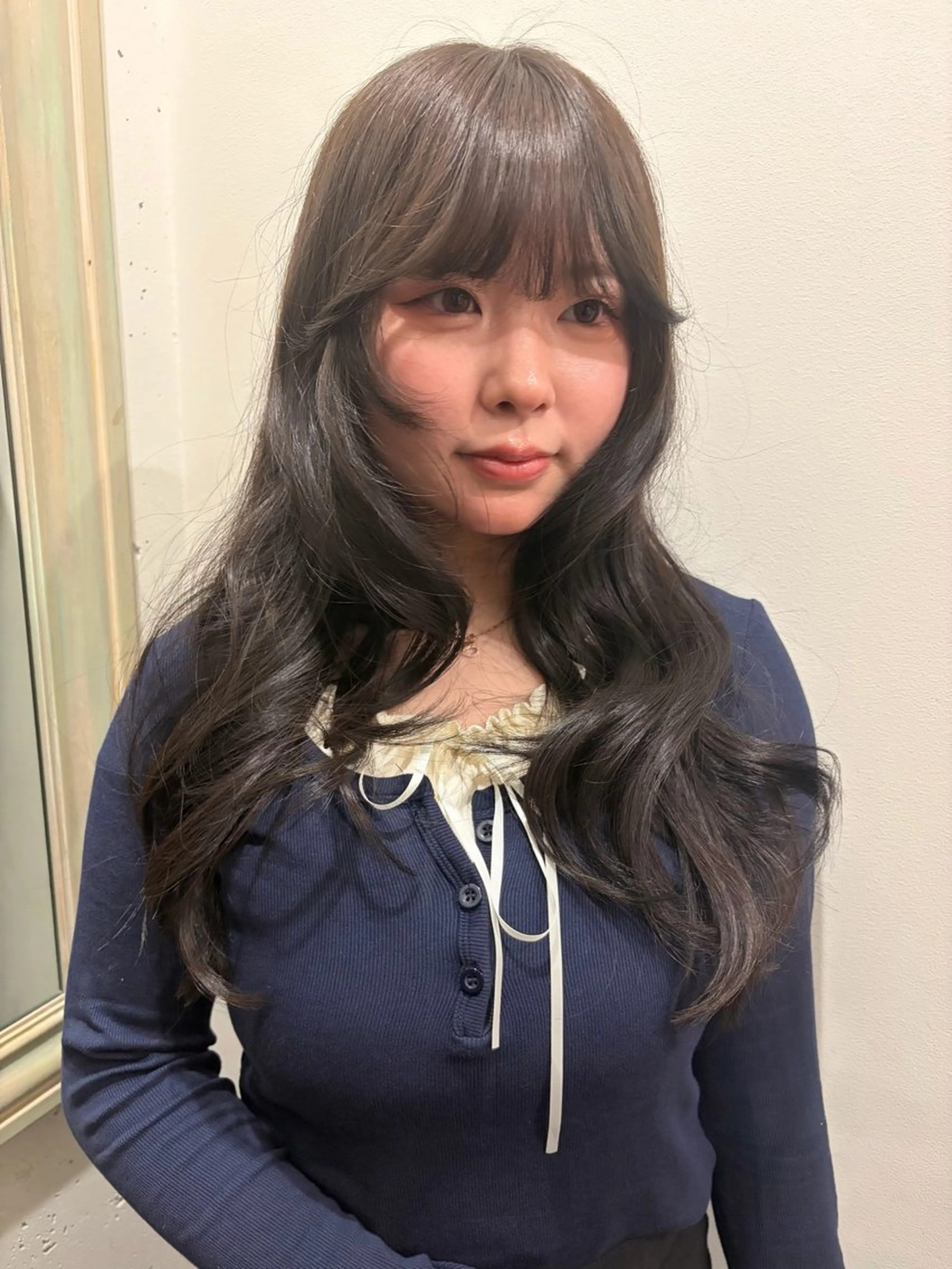 ロング カラー yuzuki カラー /縮毛モデル募集のヘアスタイル