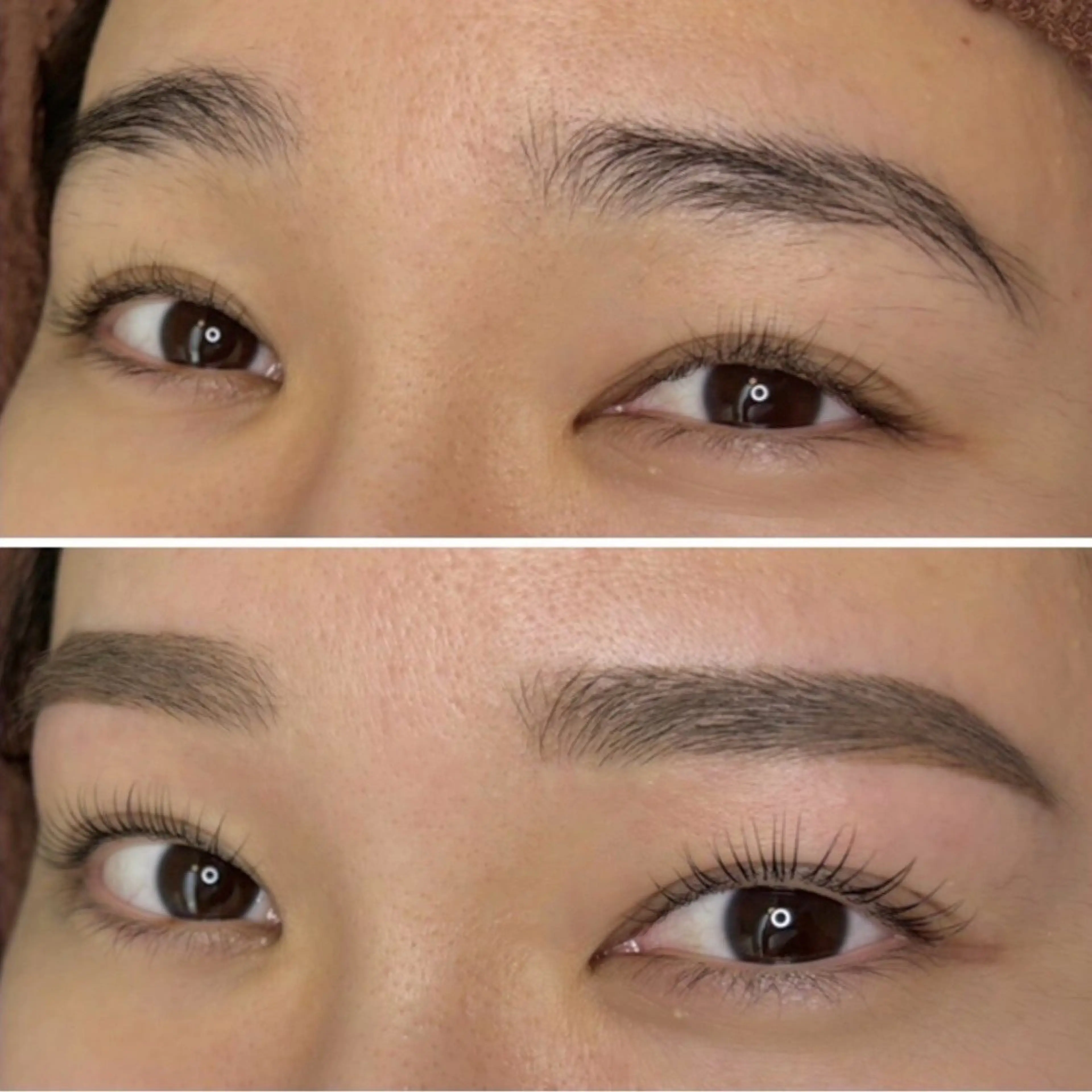 【垢抜け眉毛】ラッシュリフト×スタイリングブロウ(艶肌wax込み)♪ 眉毛の形や毛流れをしっかり整えたい方必見✨の写真