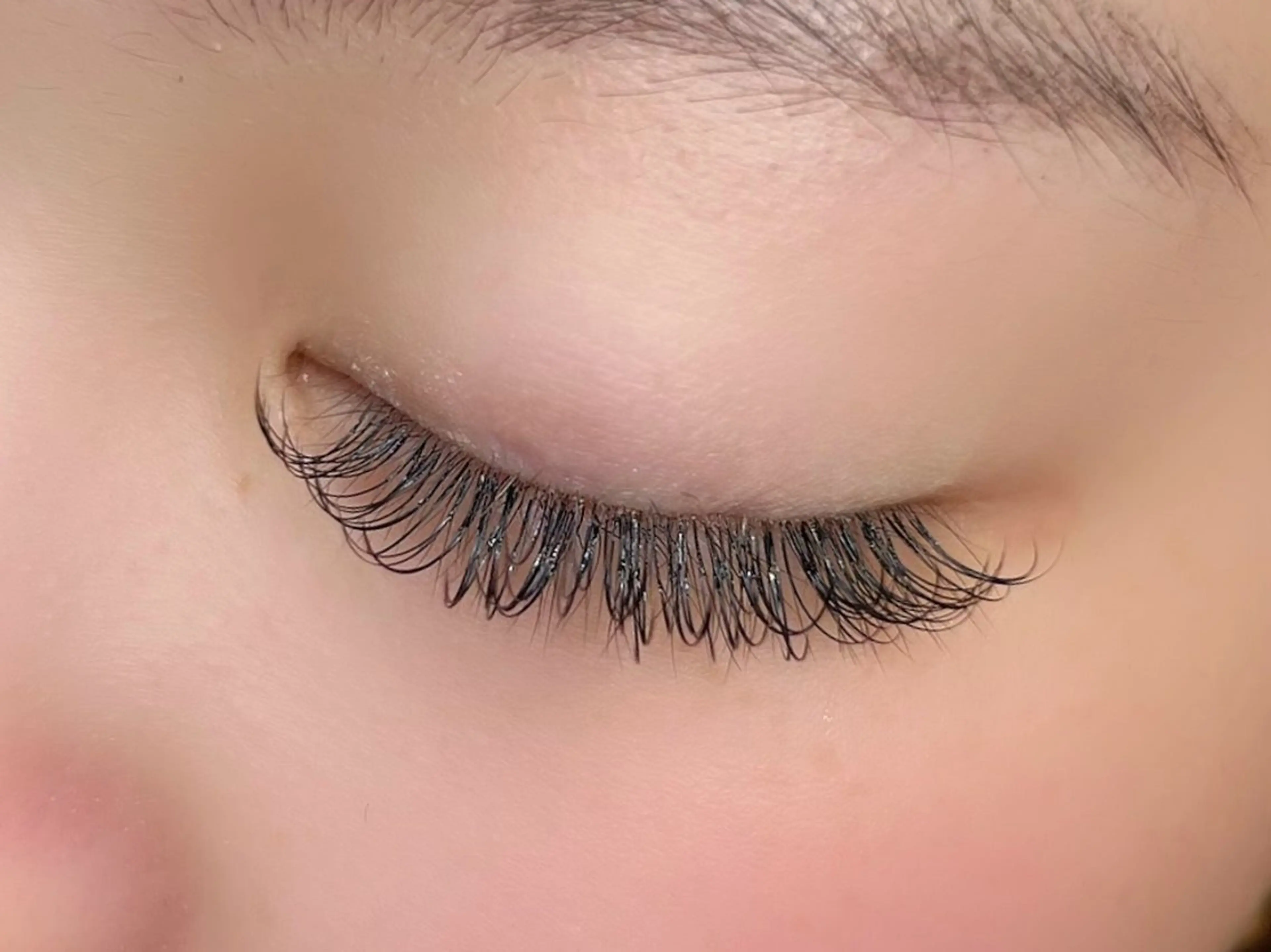 マツエク・マツパ フラットラッシュ Hoshi .のマツエク・マツパデザイン