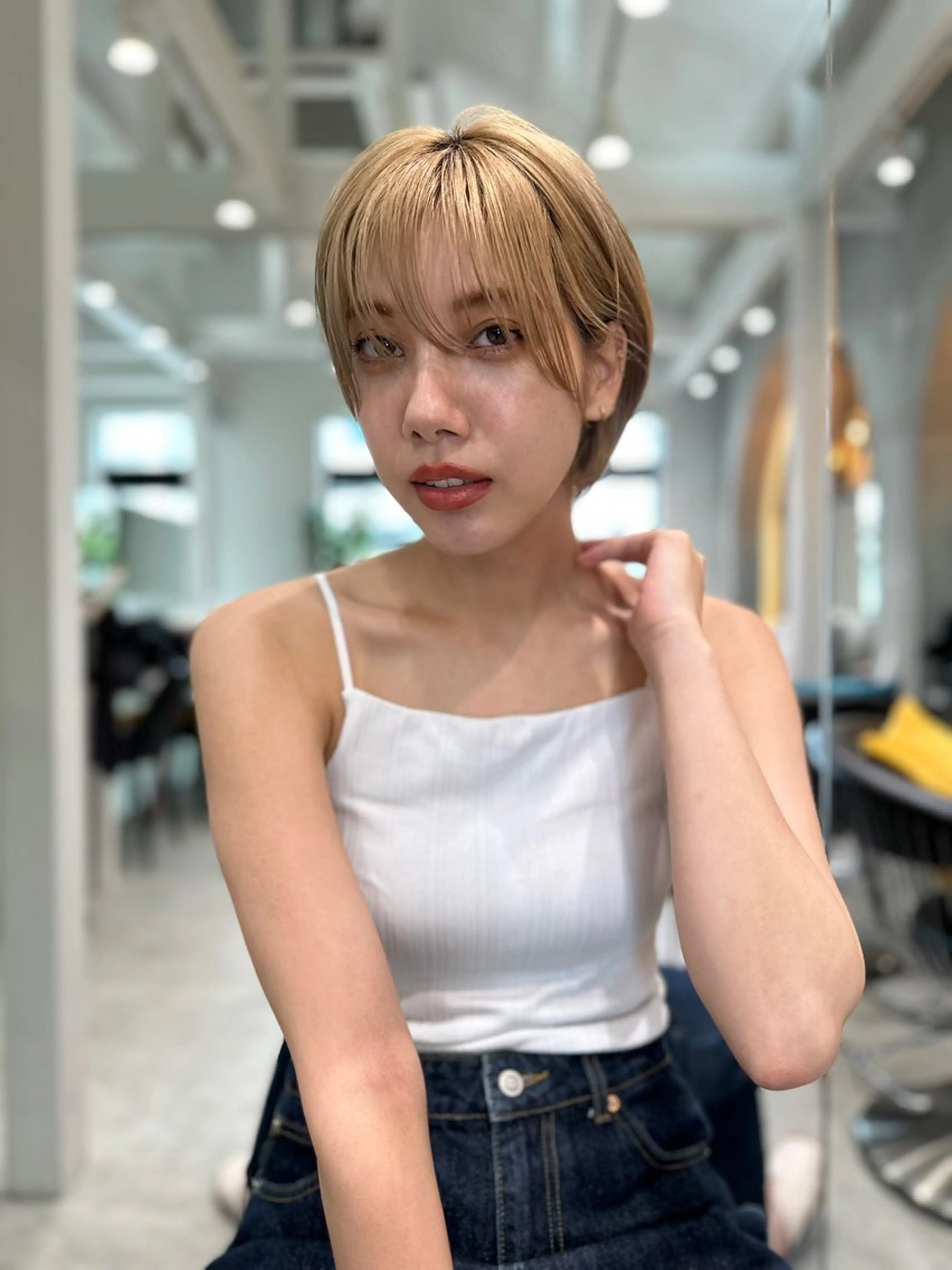 ショート ショートヘア カット ヘアカラー トリートメント ヘッドスパ taiga レイヤー /髪質改善/矯正🌈のヘアスタイル