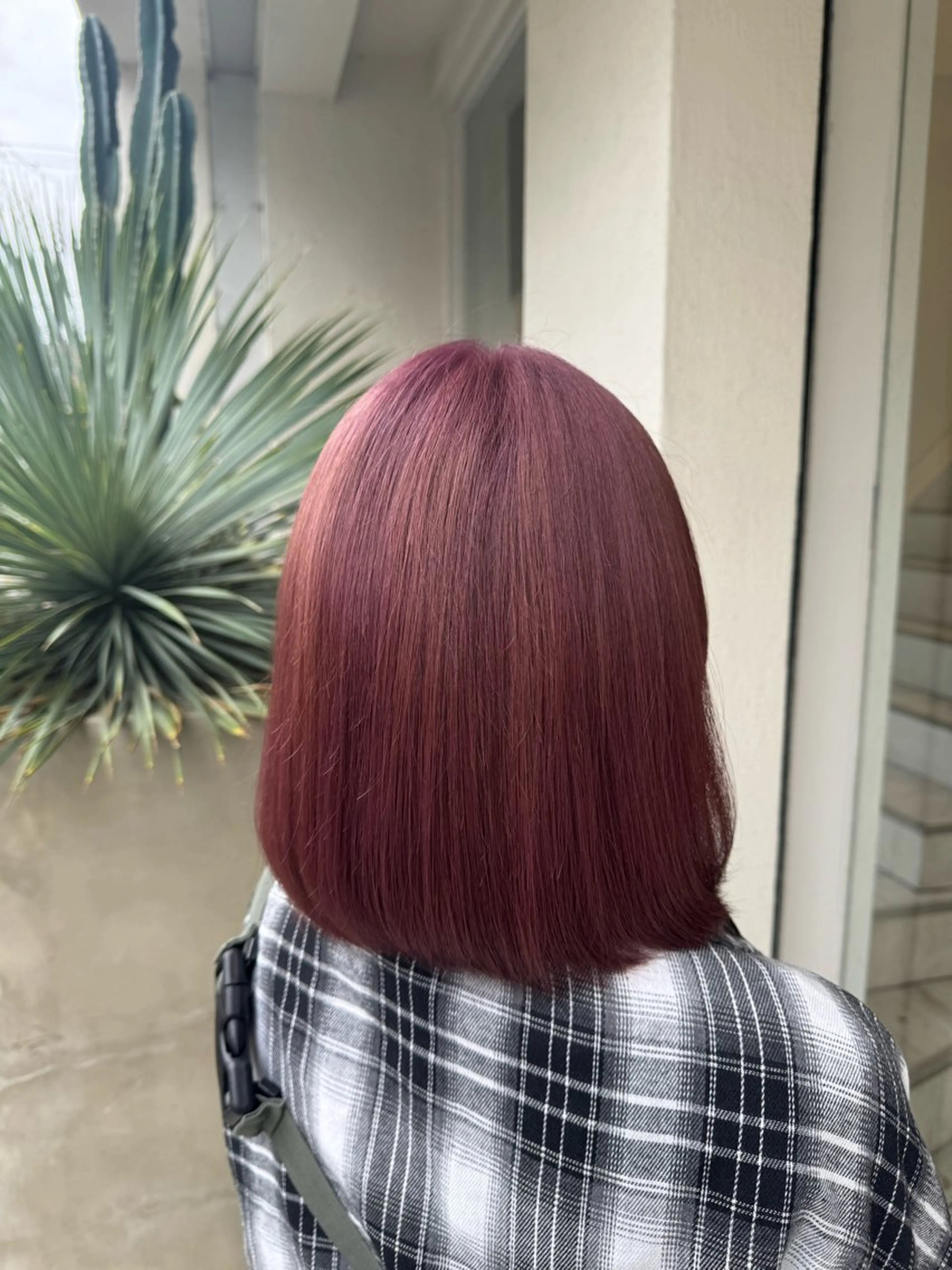 ミディアム ヘアカラー TIDEHAIR 悠愛のヘアスタイル