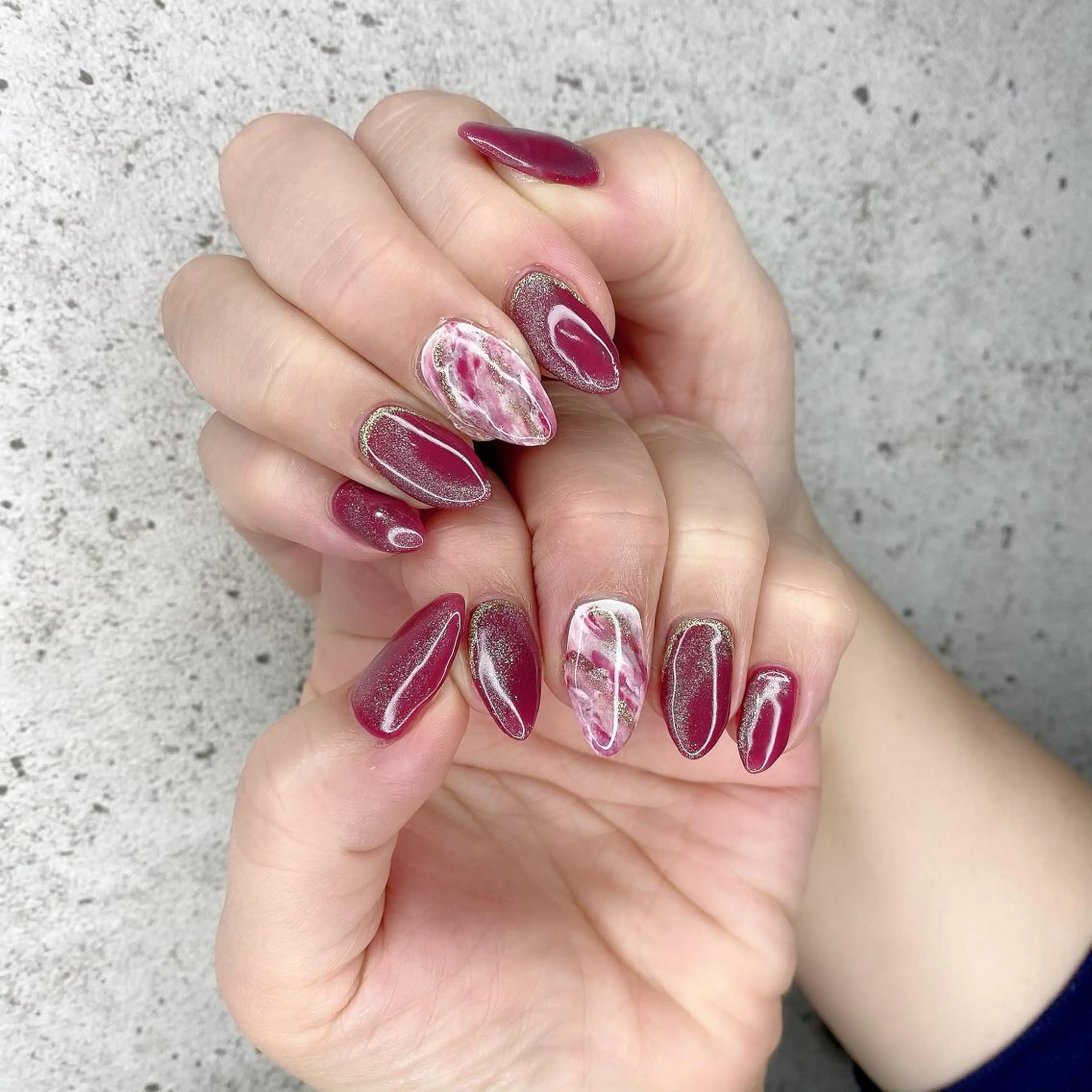 ミディアム カラー パーマ ヘアアレンジ メンズ キッズ ネイル マツエク・マツパ ジェルネイル パラジェル Salon Ｋのネイルデザイン