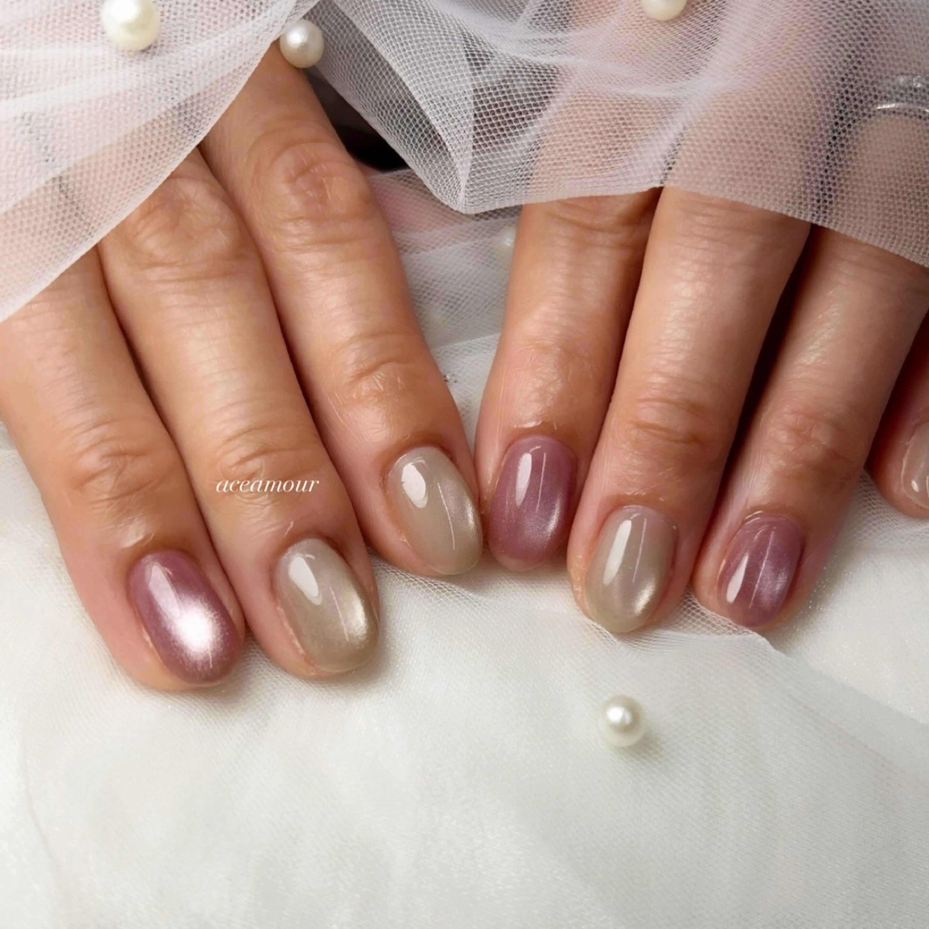 ネイル ハンドネイル ネイル/耳つぼ /新ホワイトニングのネイルデザイン