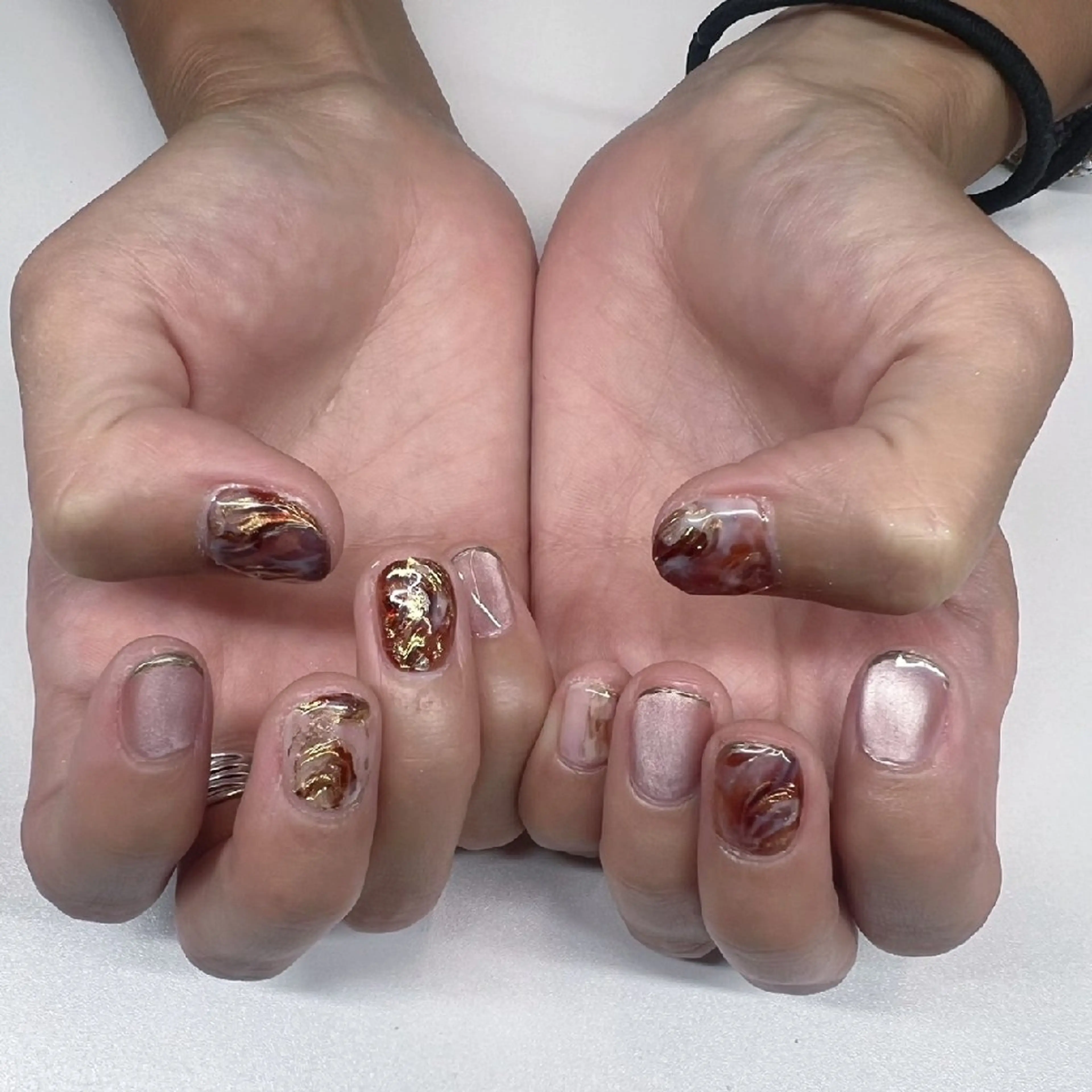 オフ🈚️４本アートorパーツネイルの写真