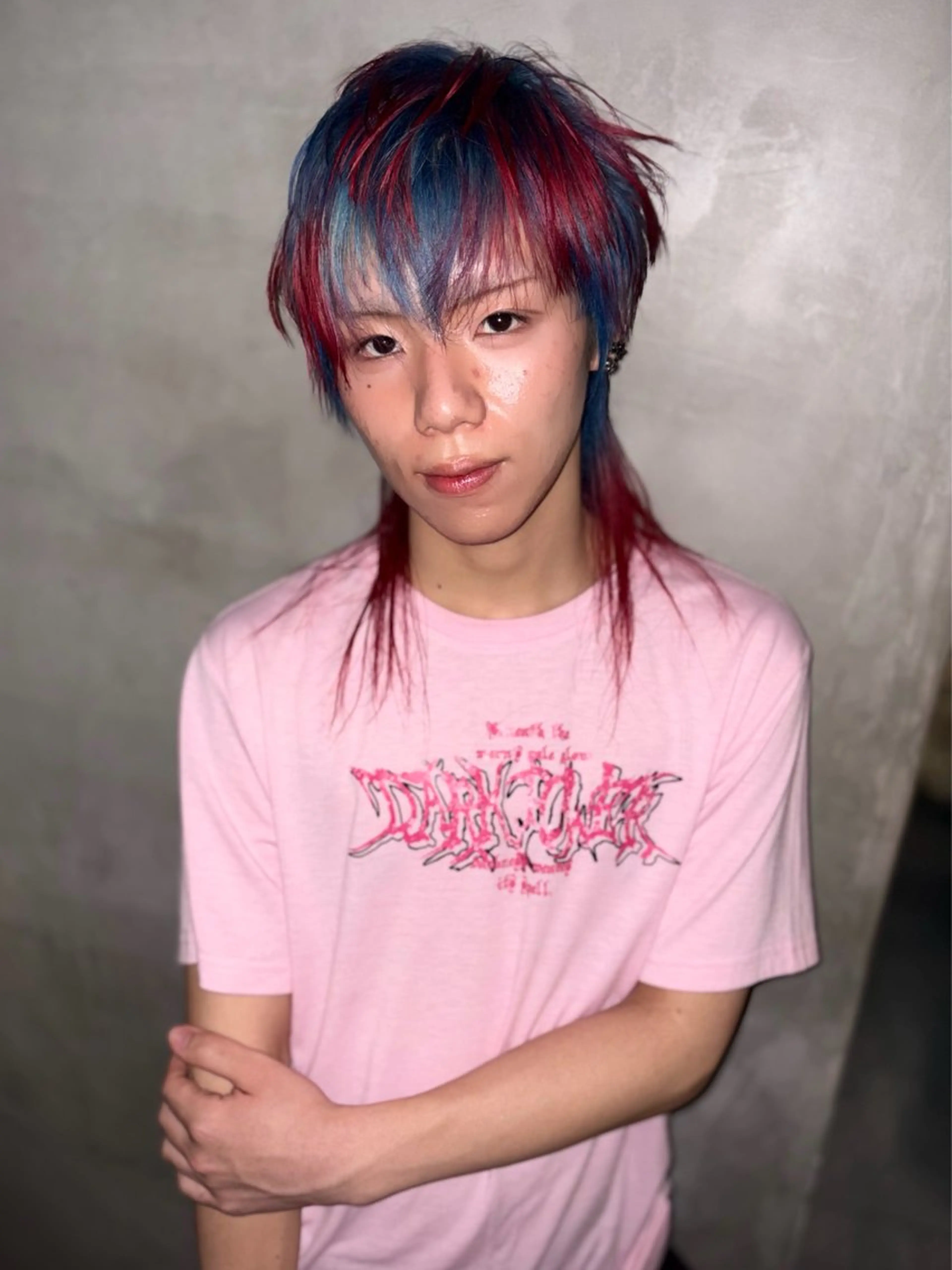 ミディアム カラー メンズ ヘアカラー トリートメント 優作 〜圧倒的信頼〜のヘアスタイル