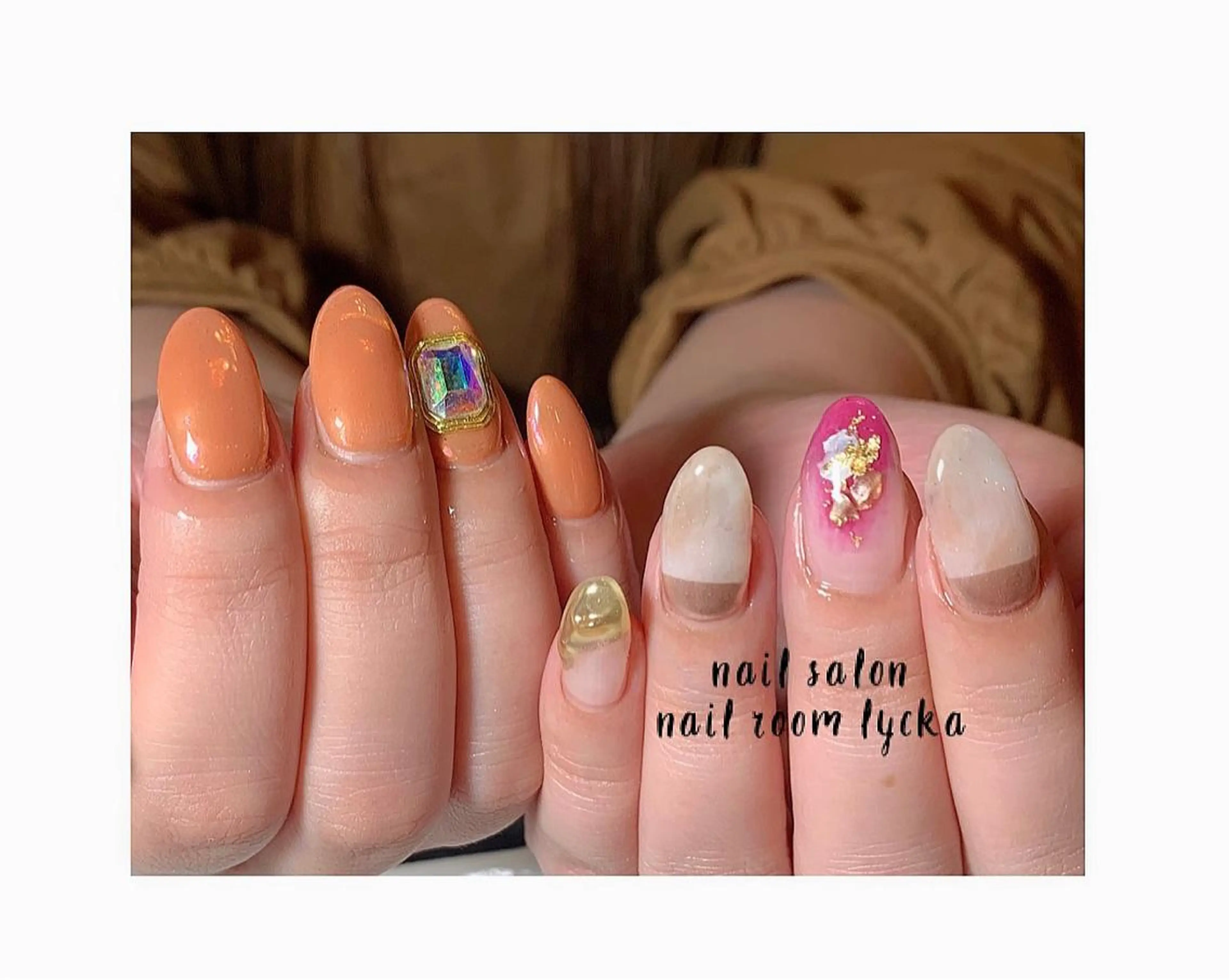 ネイル ジェルネイル ニュアンスネイル パラジェル 春ネイル 夏ネイル ﾈｲﾙﾙｰﾑﾘｯｶ 𝐦𝐚𝐲𝐮のネイルデザイン