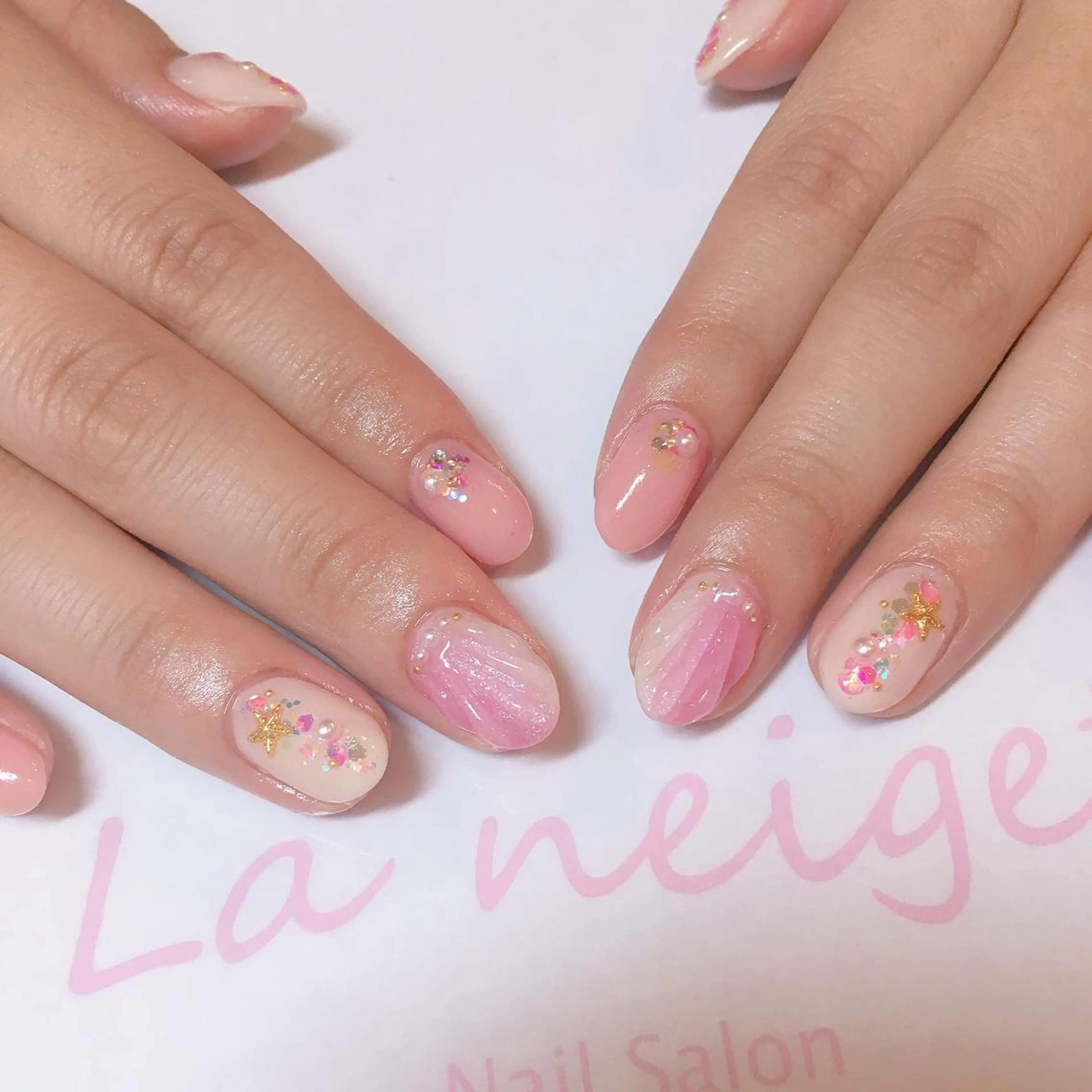 ネイル La neige* yuki 🐩🌙のネイルデザイン