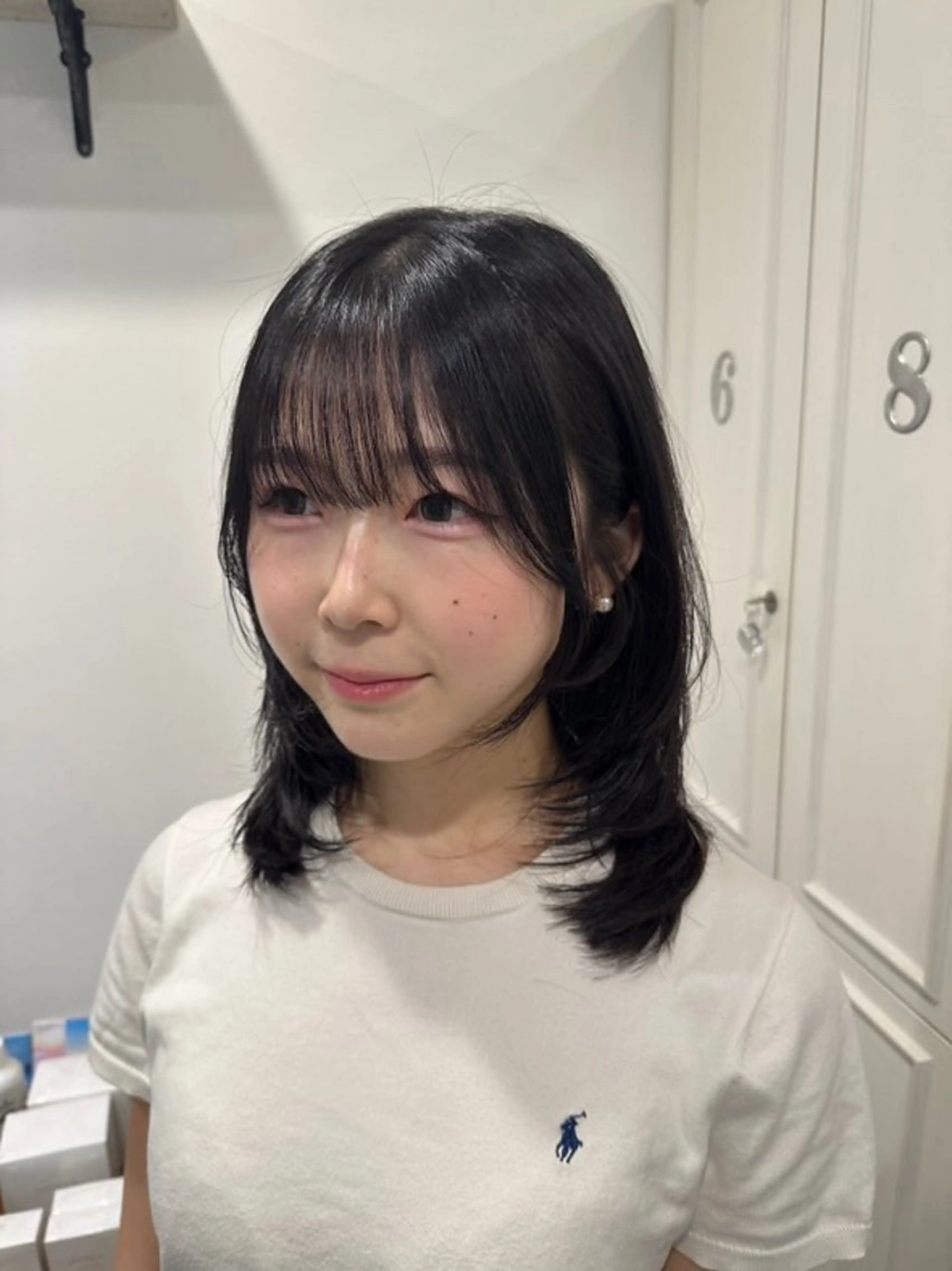 フロント･韓国顔周りカット🇰🇷  全体巻きも可能.ᐟ.ᐟの写真