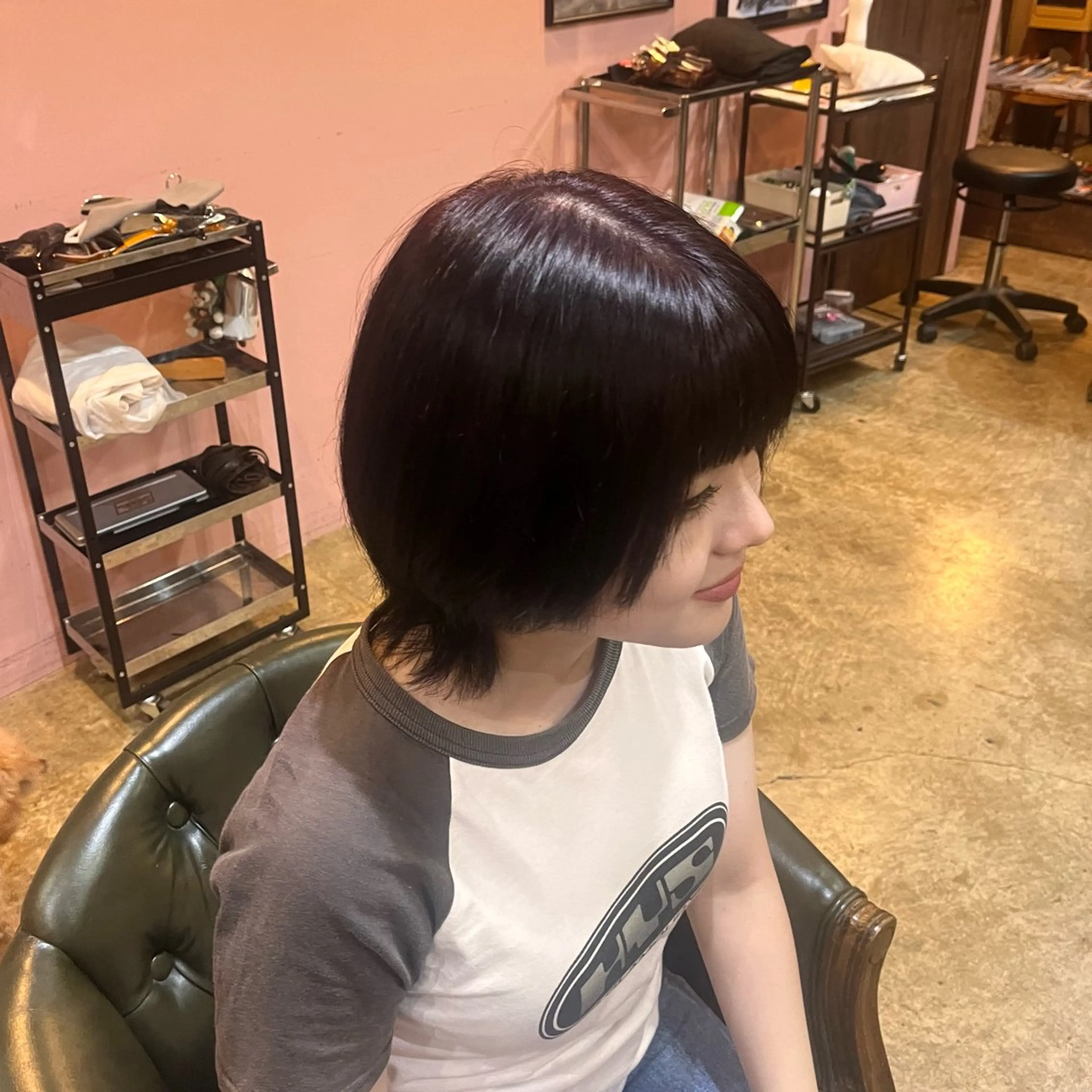 カラー ヘアカラー 松原 樹里のヘアスタイル