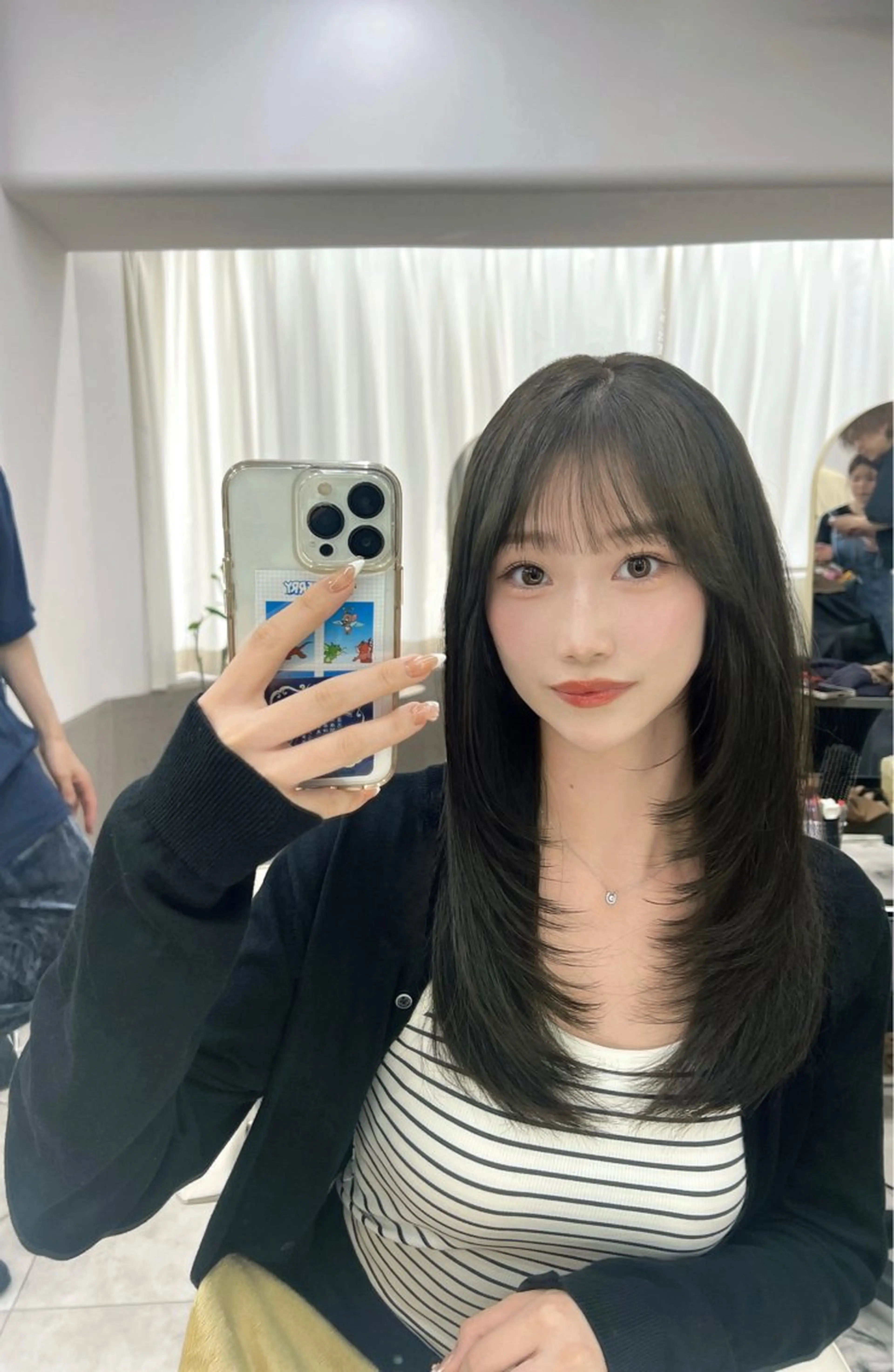 ロング カット ヘアカラー トリートメント ⭐️似合わせ⭐️/ ETOWA新宿/上村のヘアスタイル