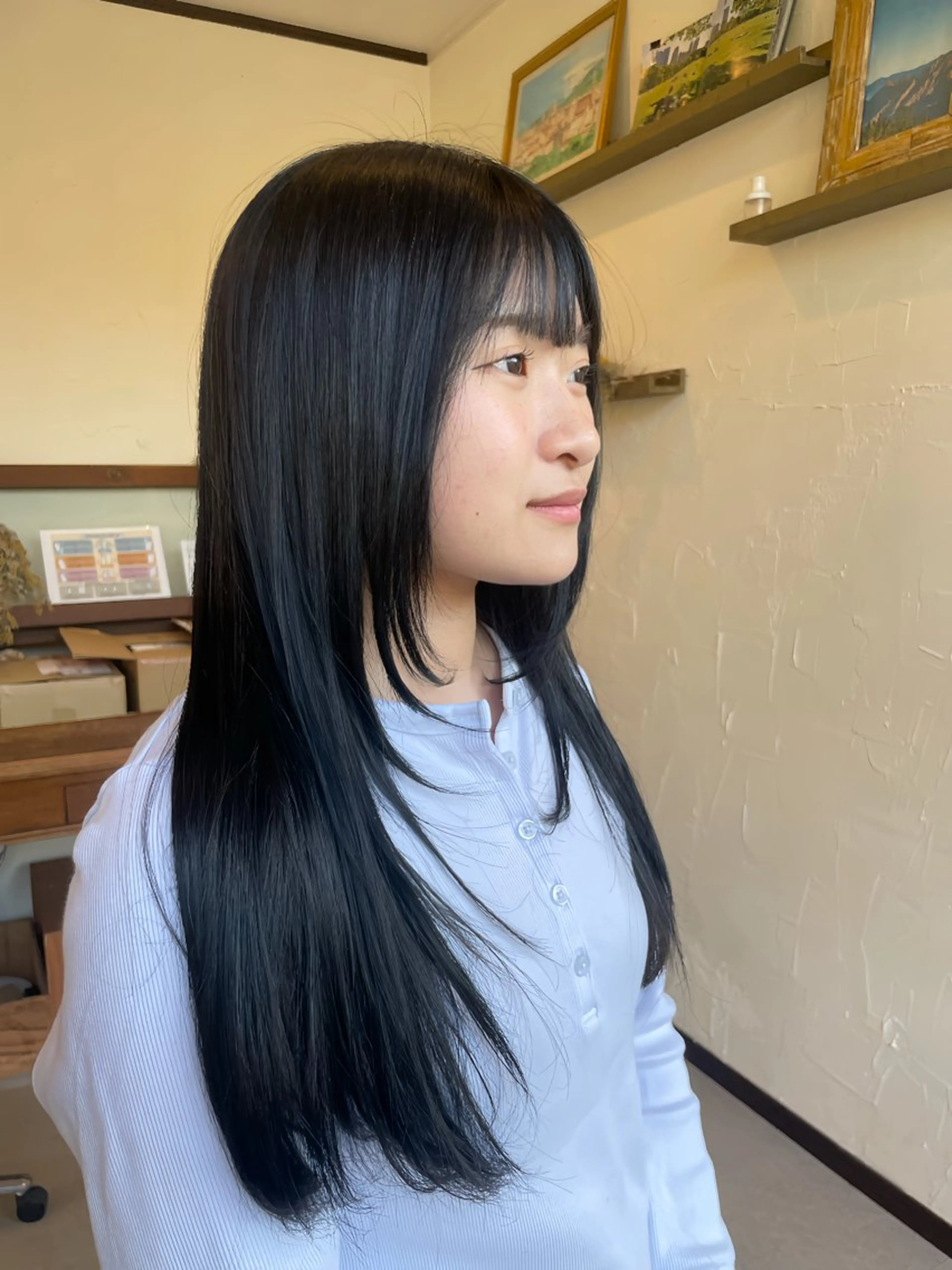 ロング カラー 川村 瑠奈/艶髪/髪質改善のヘアスタイル