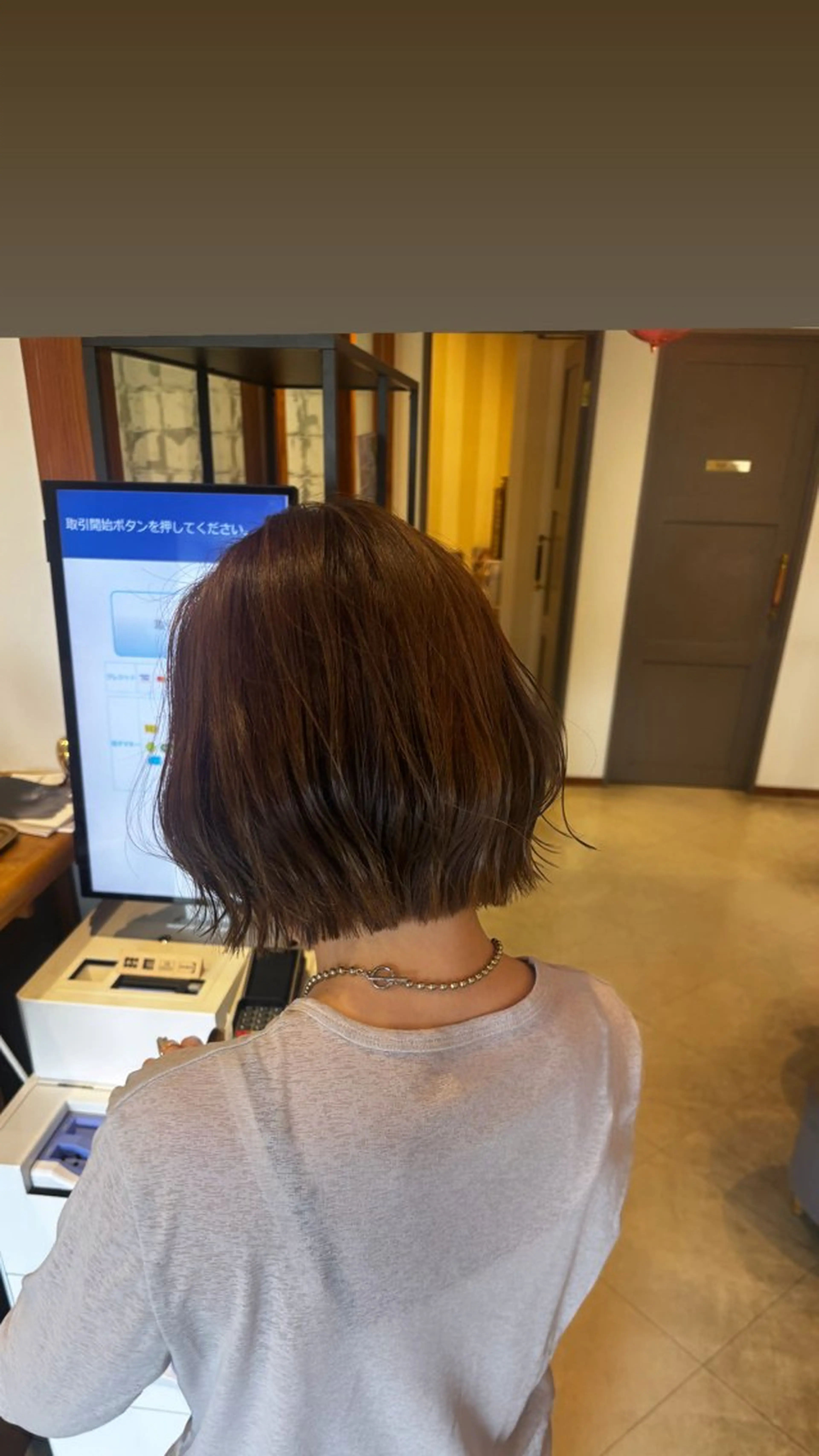 ショート カラー カット ヘアカラー トリートメント Jill franc _ ayanoのヘアスタイル