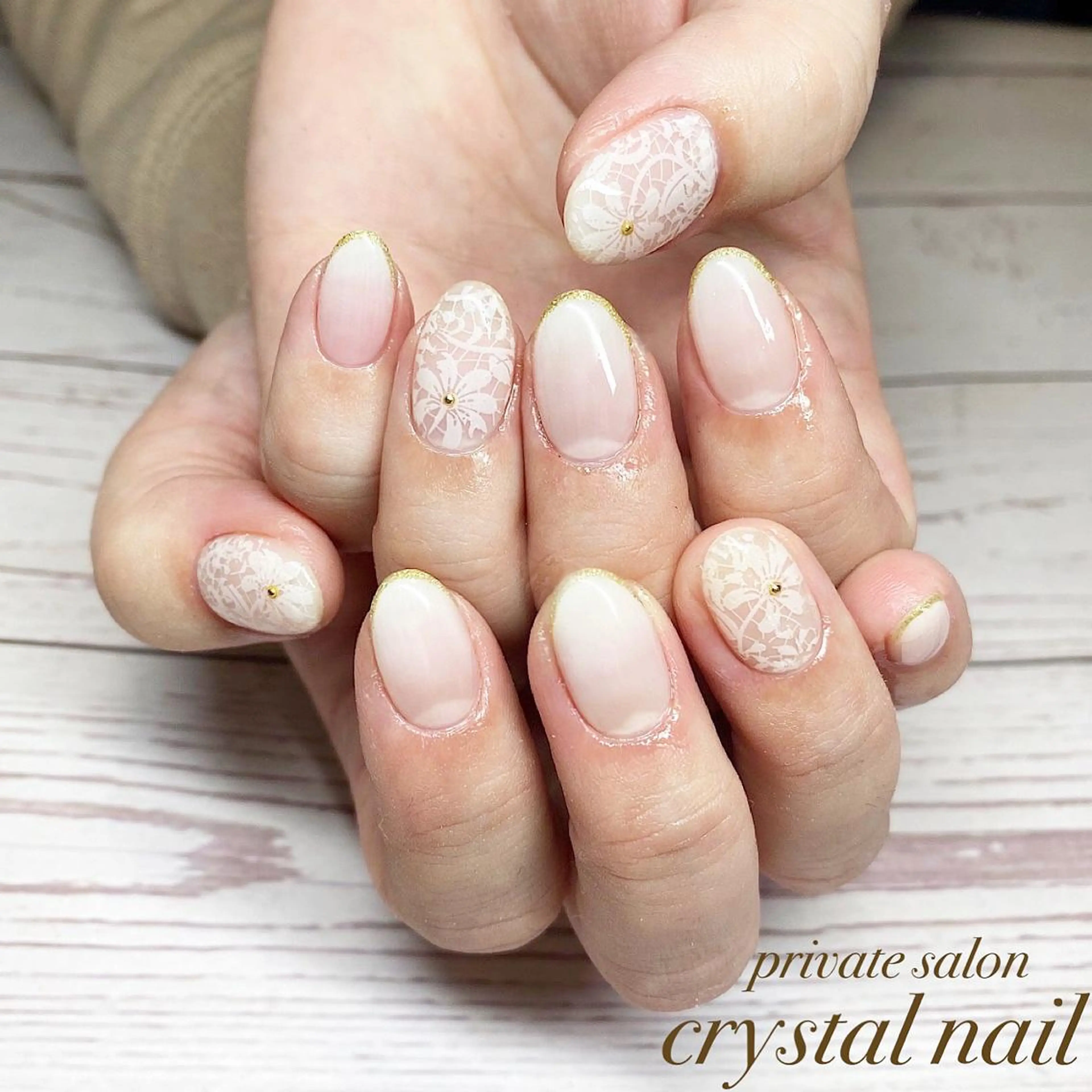 ネイル レース Crystal Nailのネイルデザイン