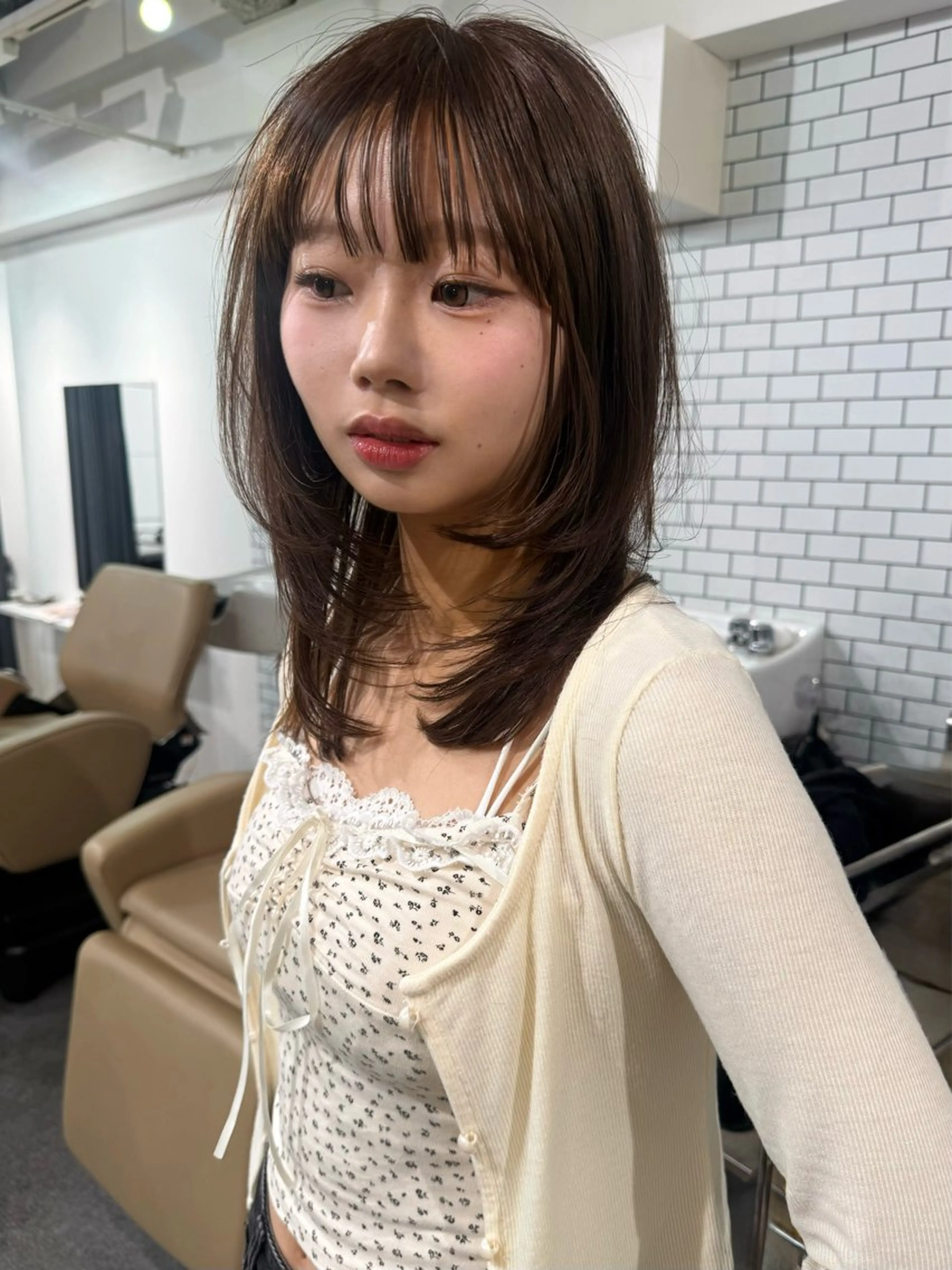 セミロング カット ヘアカラー トリートメント Cashel Tokyo_sotaのヘアスタイル