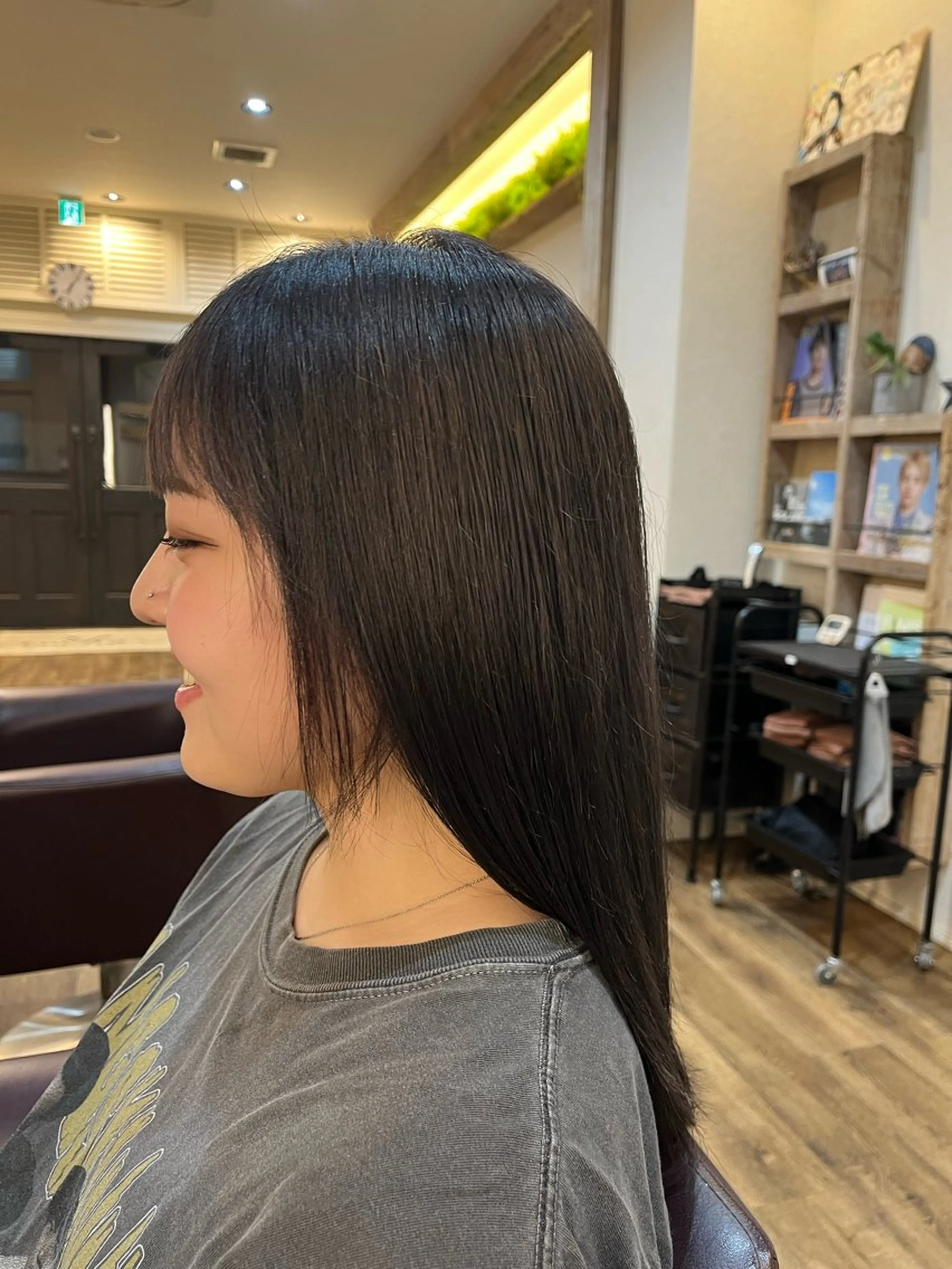 ミディアム ヘアカラー 阿部 翔一郎/暖色系カラーのヘアスタイル