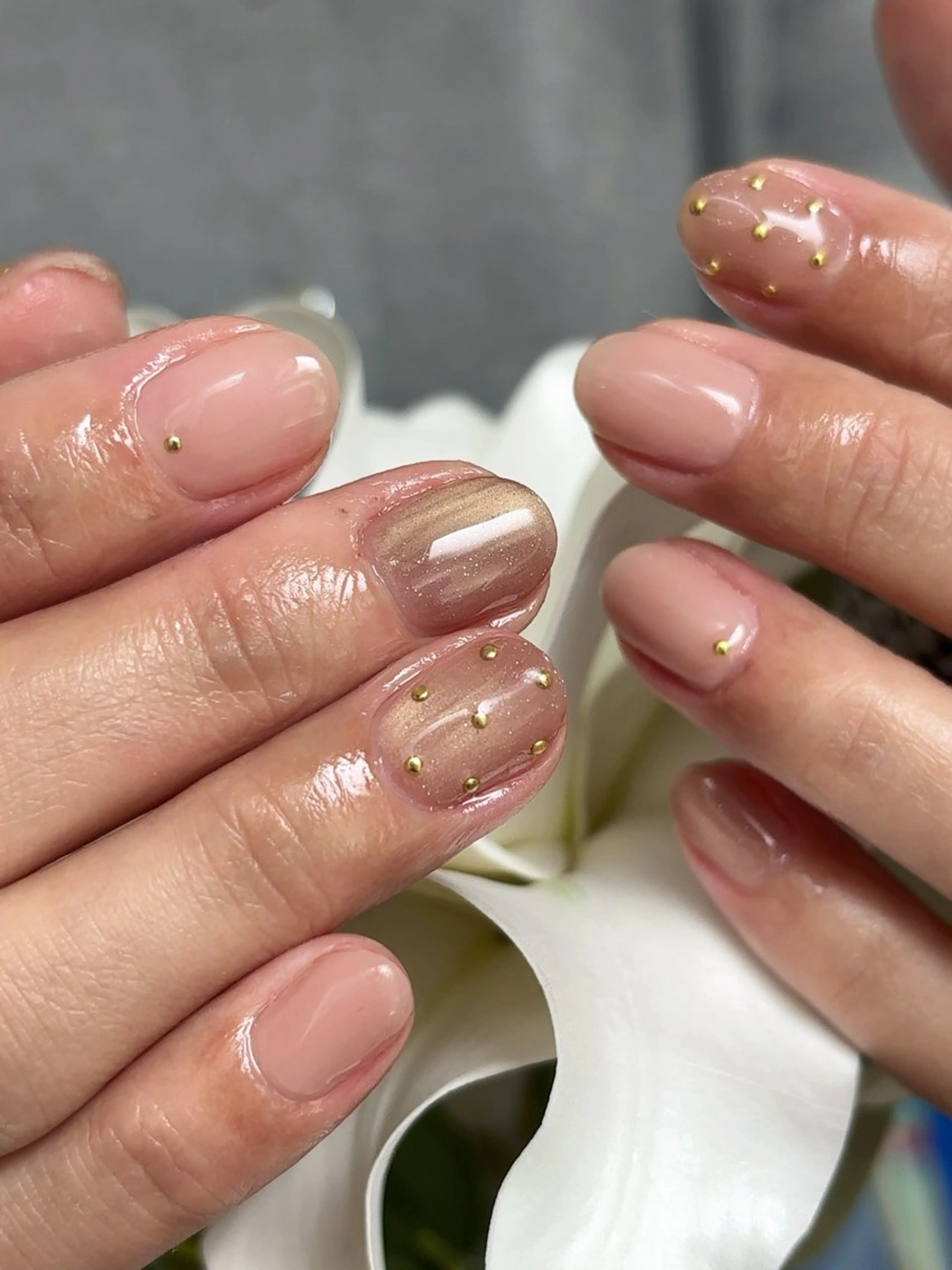 ネイル ドット マグネットネイル Nail salon Ariettyのネイルデザイン