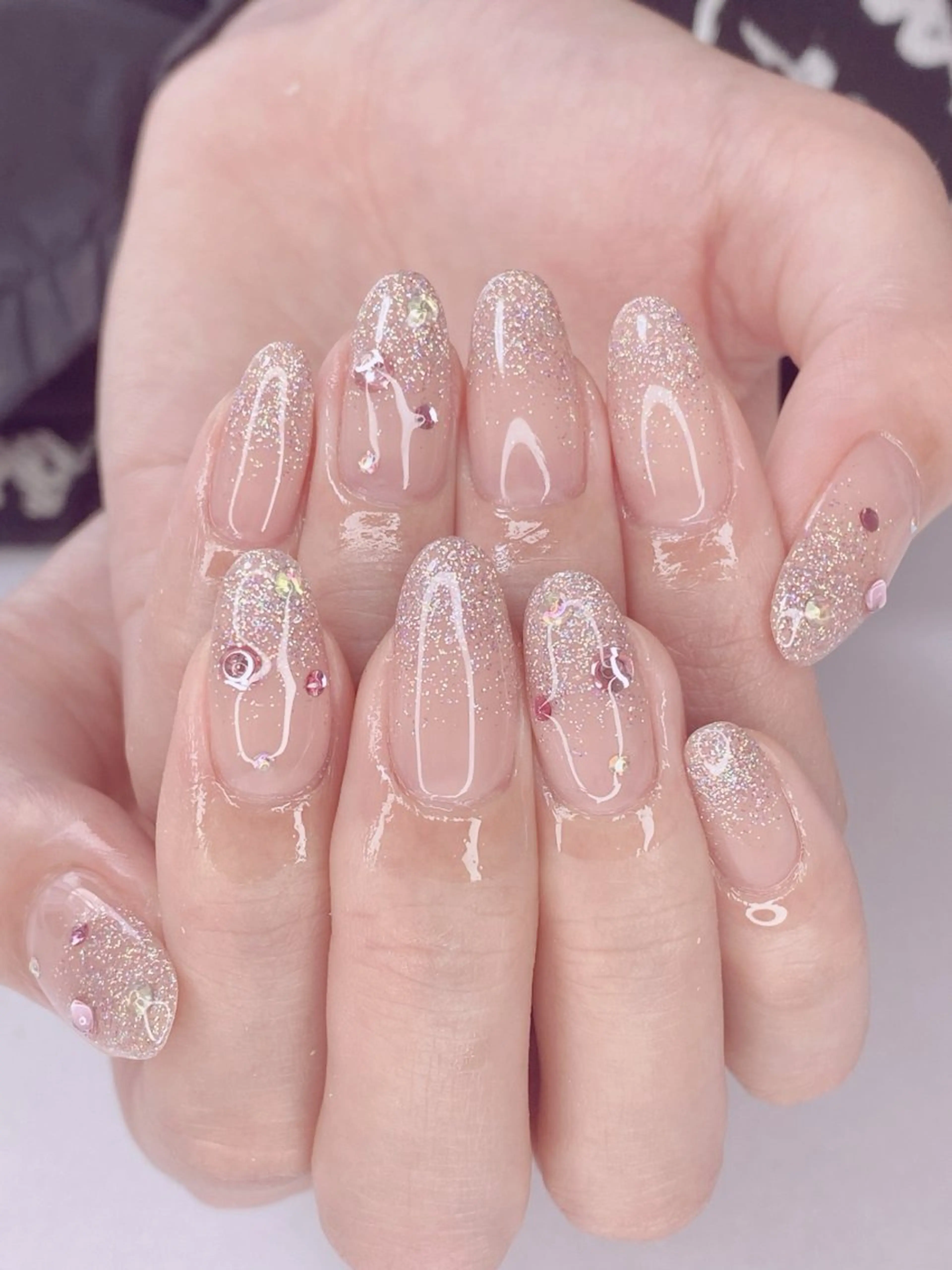 ネイル アニマル柄 アートネイル オーロラネイル 桜ネイル クリアネイル Nail Salon ertiのネイルデザイン