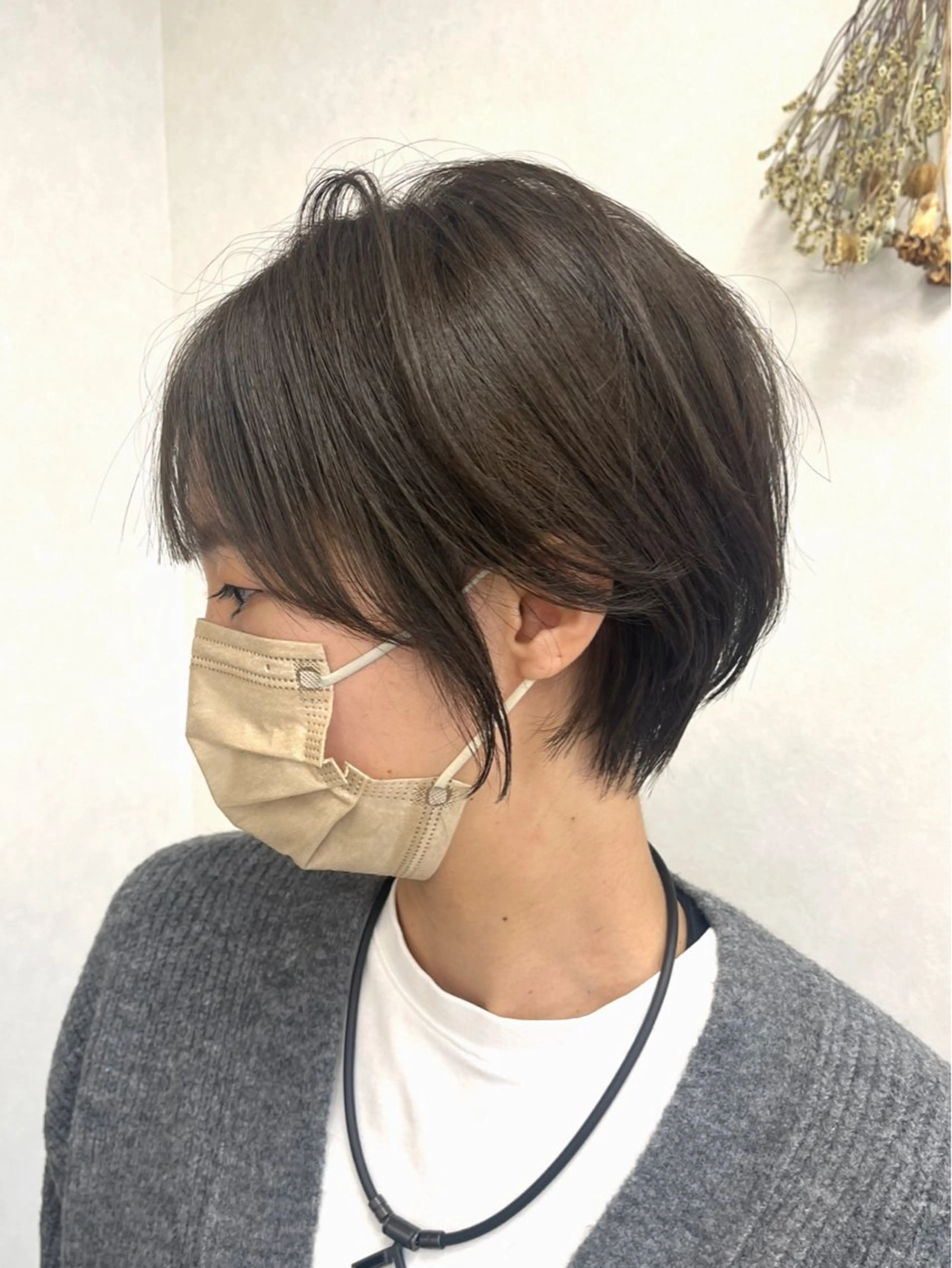 ショート ショートヘア カット トリートメント issy/ハイライト ハイトーン／レイヤーのヘアスタイル