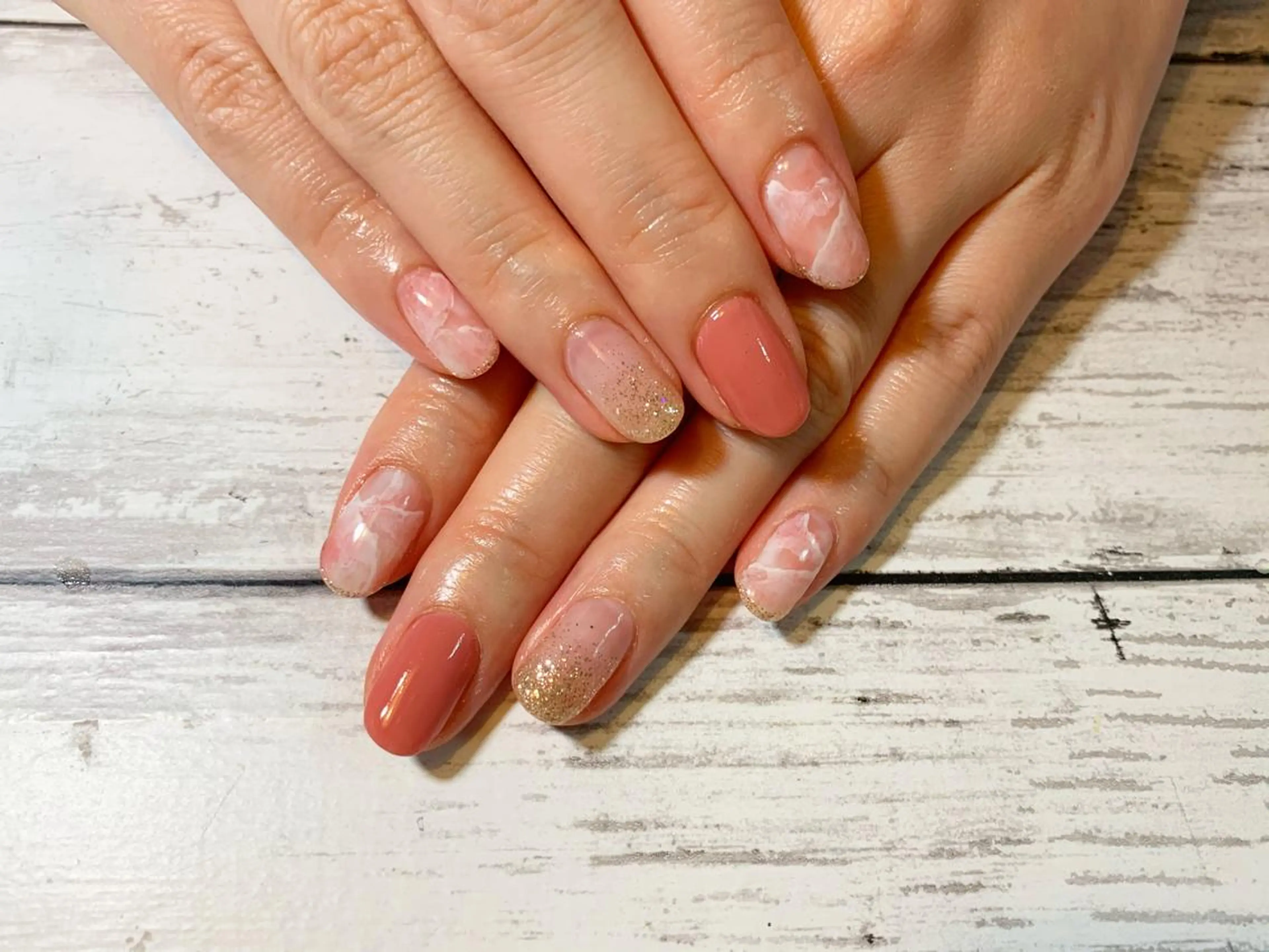 ネイル ハンドネイル フットネイル GéRanium Harukaのネイルデザイン