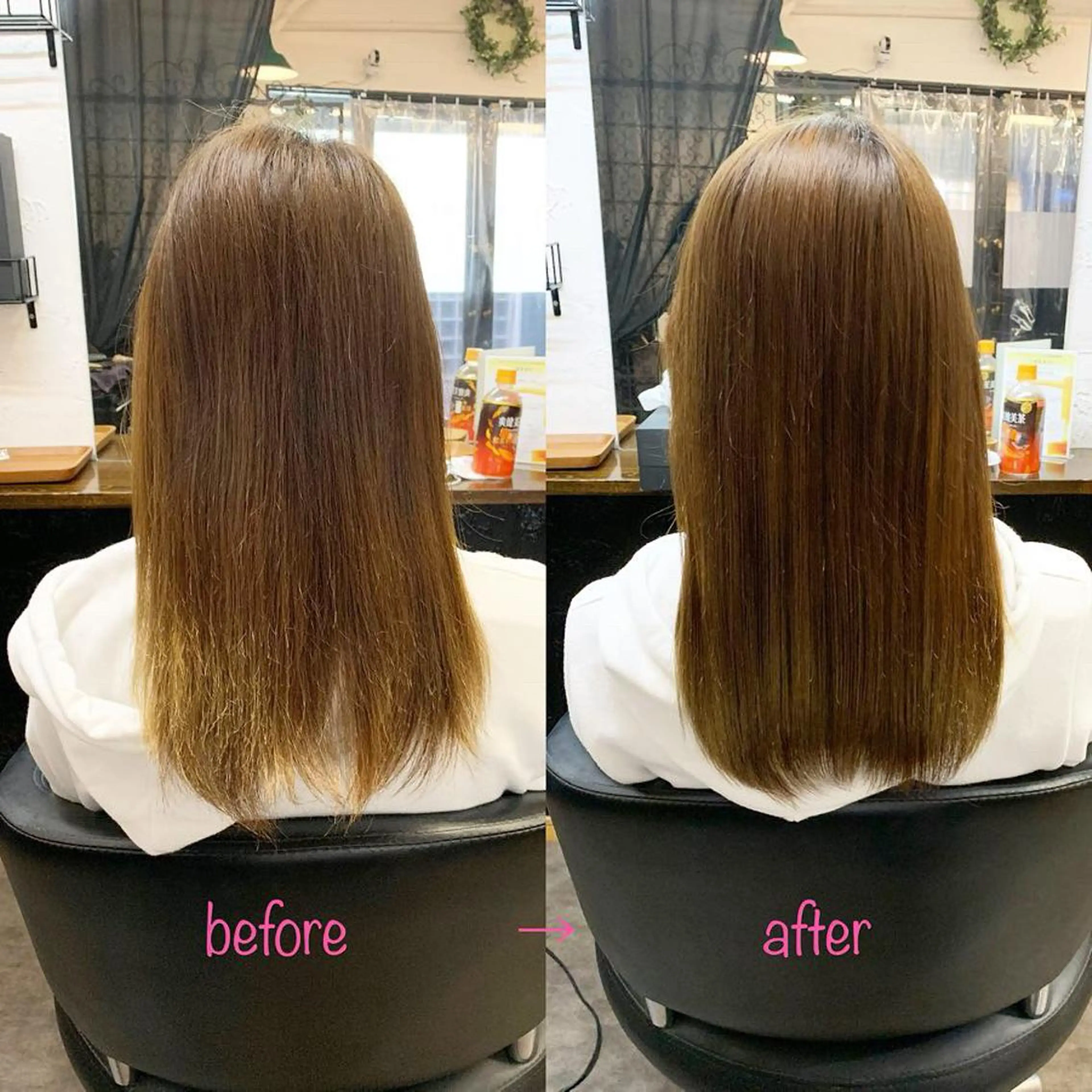 セミロング 縮毛矯正&髪質改善 MAILHAIRのヘアスタイル