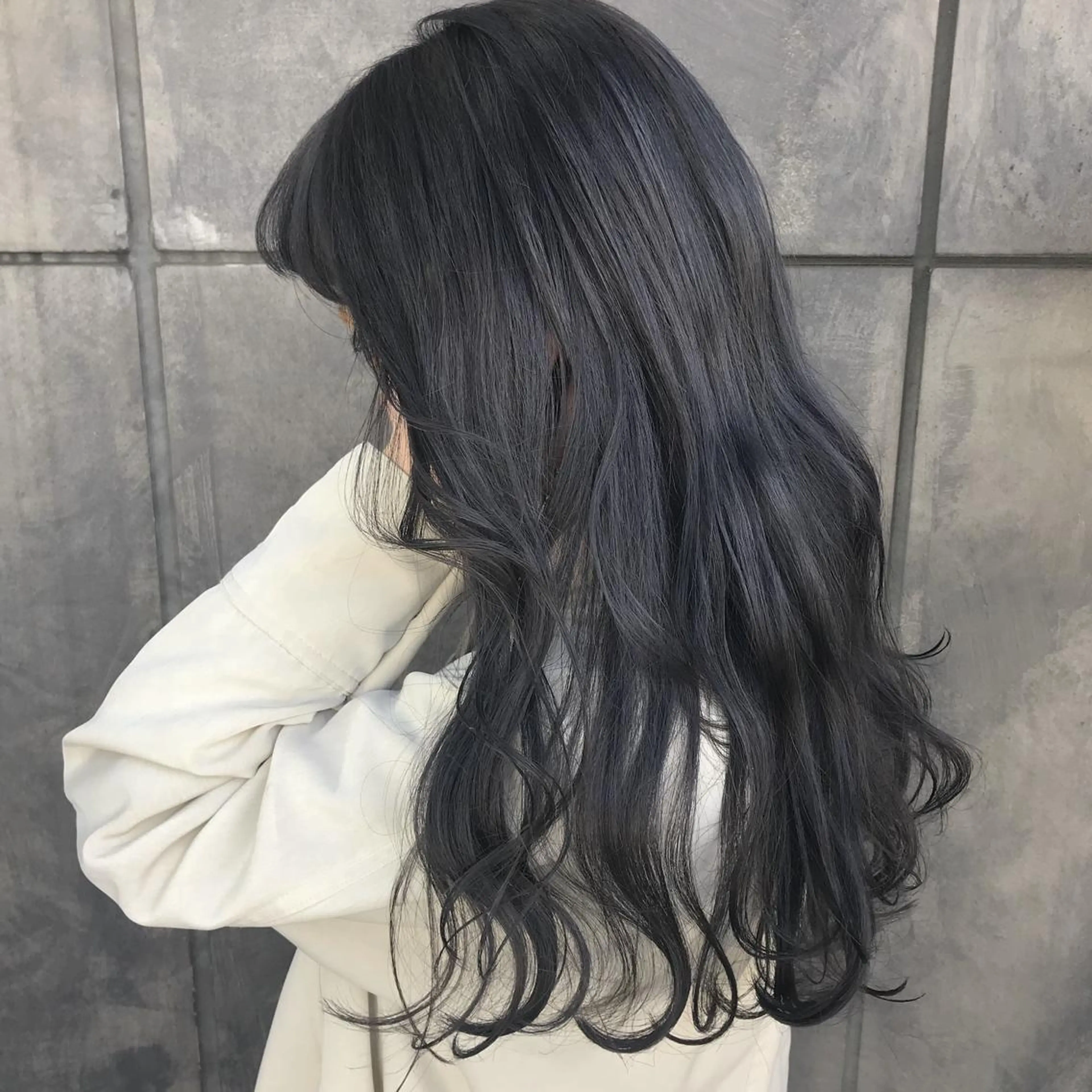 ロング アッシュ No1韓国風レイヤー &カチモリ✨ /サキのヘアスタイル