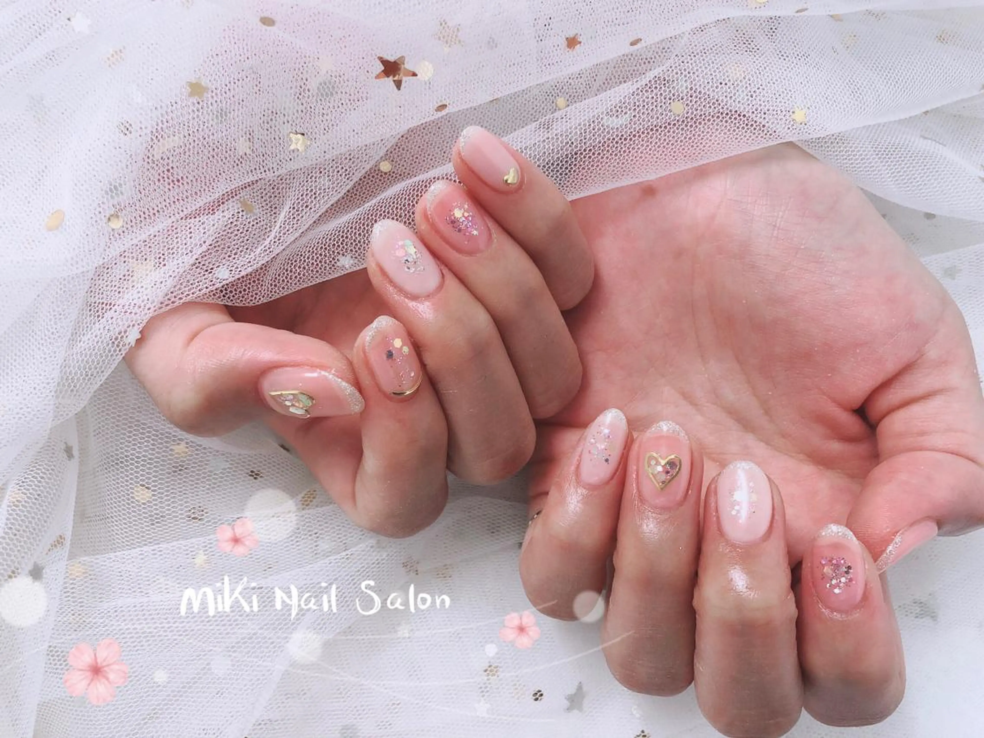 ネイル MiKi Nai池袋 長さだし得意のネイルデザイン