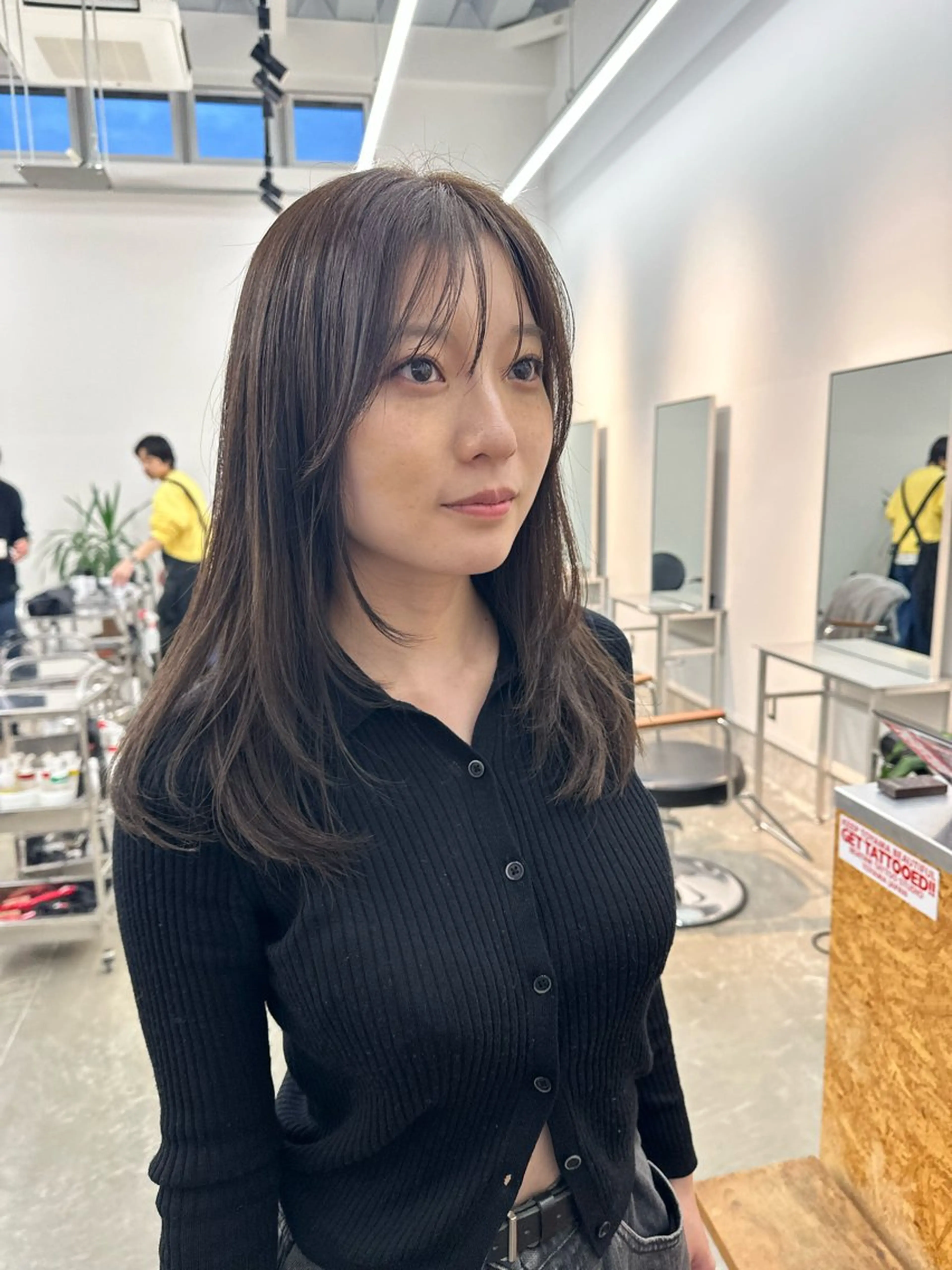 セミロング 南 星来のヘアスタイル