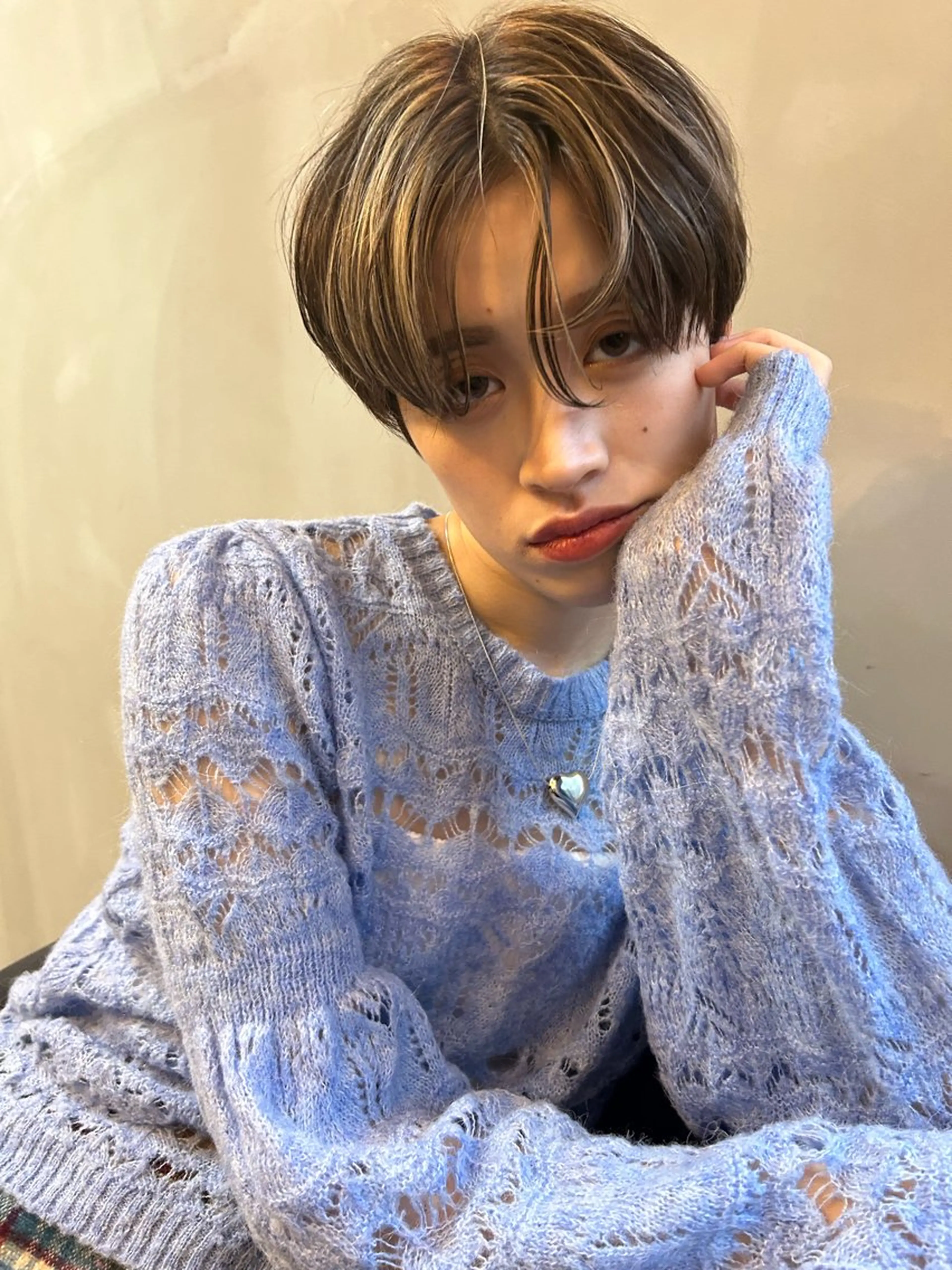 ショート カラー カット ヘアカラー トリートメント ショート/ボブ/ 心斎橋/宮脇美奈のヘアスタイル