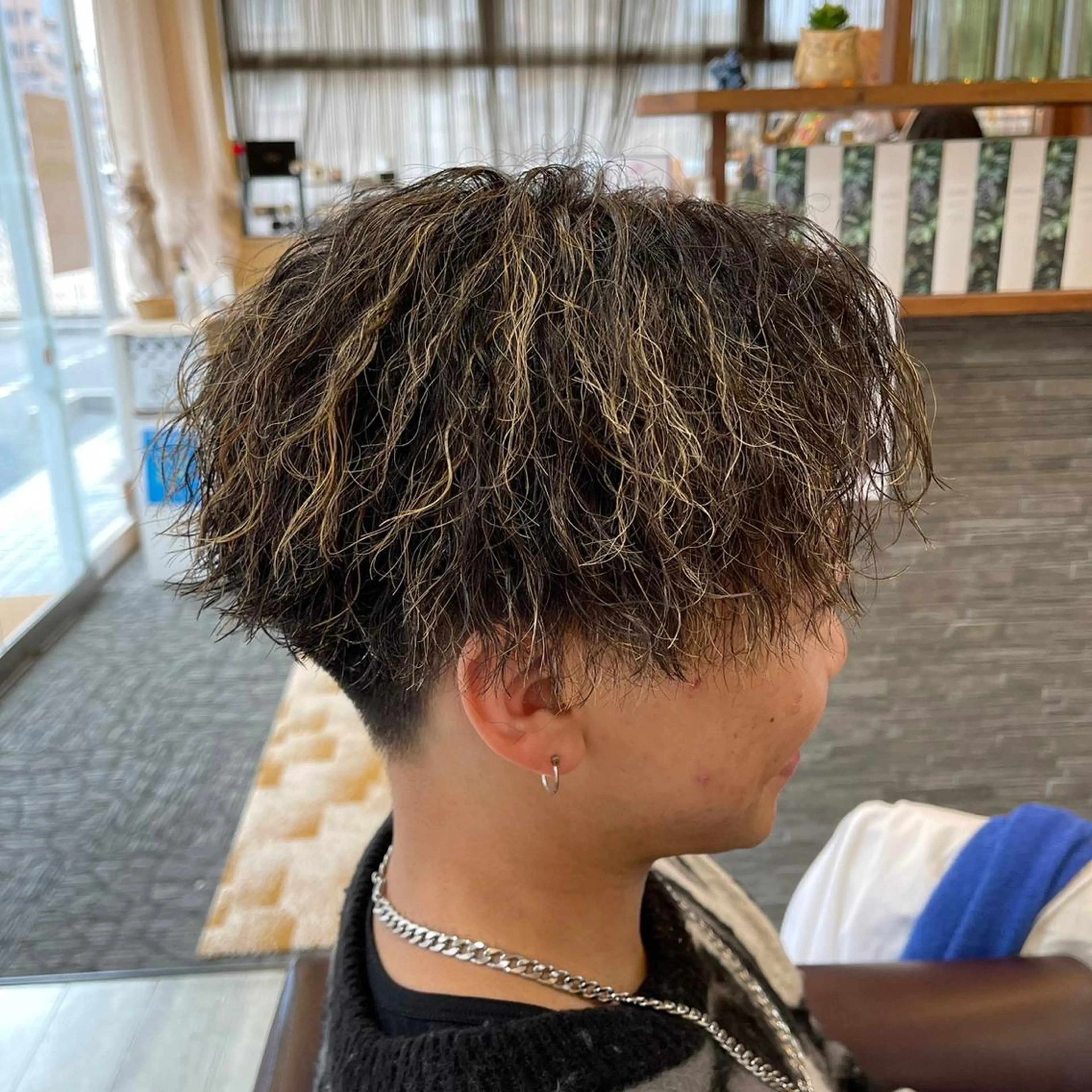 カラー パーマ メンズ 樽川翔/フェザーパー マ/シャドウパーマのヘアスタイル