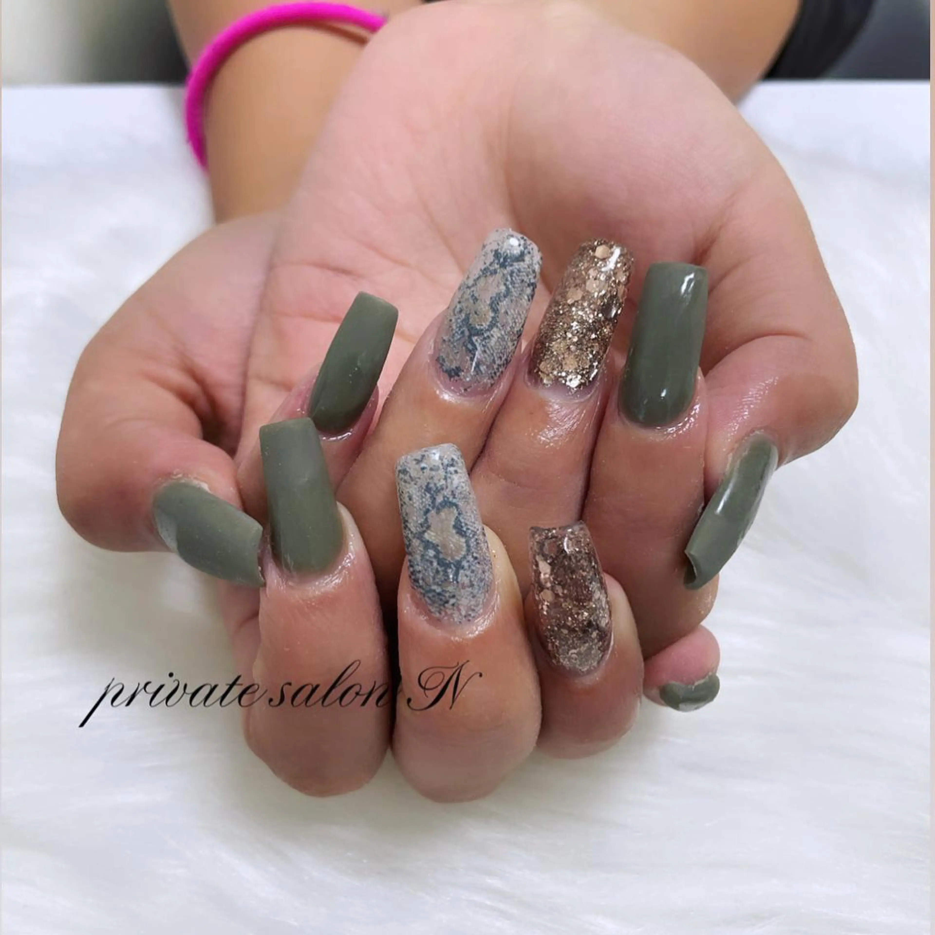 ネイル マットネイル スカルプネイル BINERVA所属・BINERVA nail salonのネイルデザイン