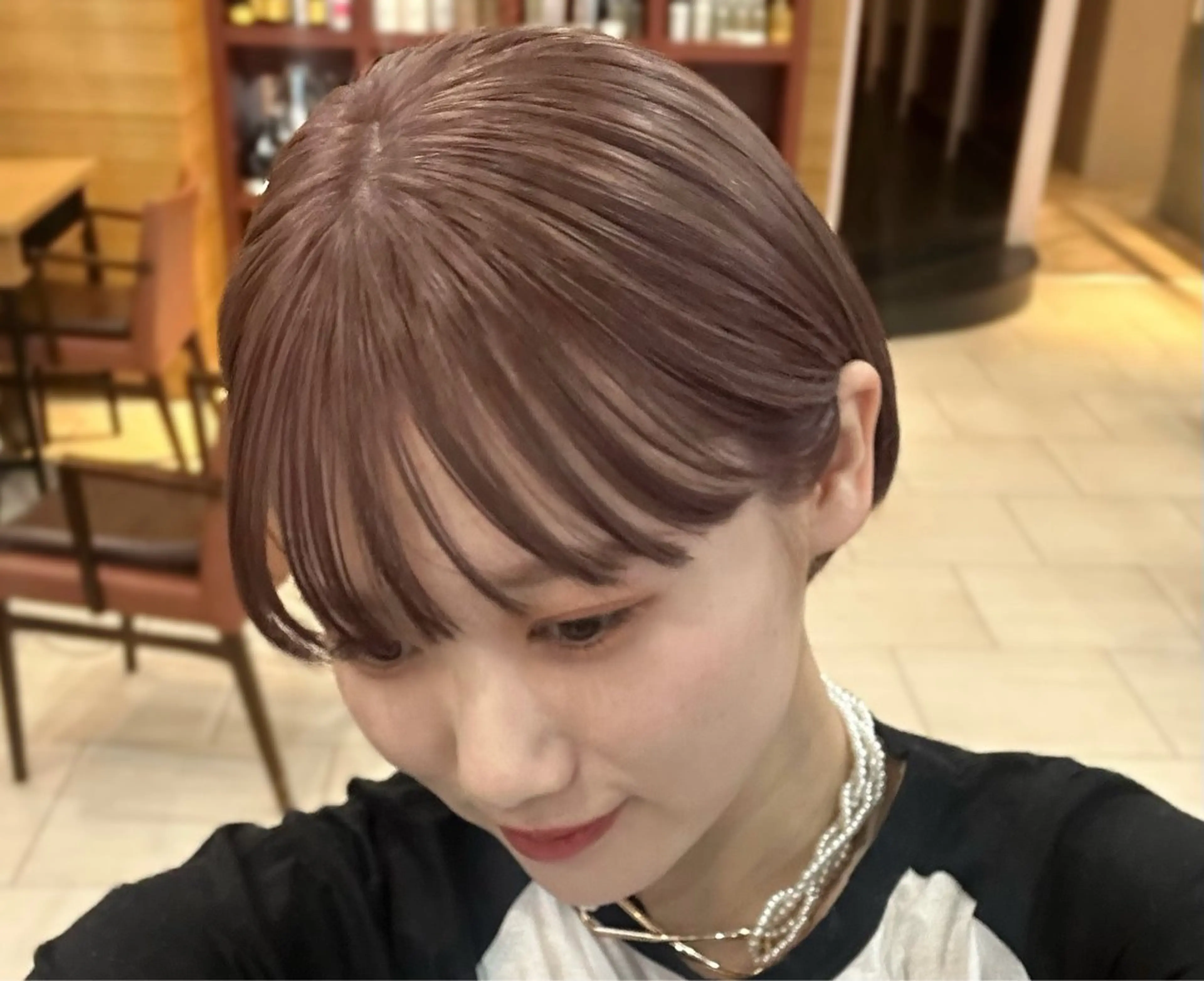 ショート カラー ヘアカラー トリートメント 🐢ダブルカラー🐢 透明感/このかのヘアスタイル