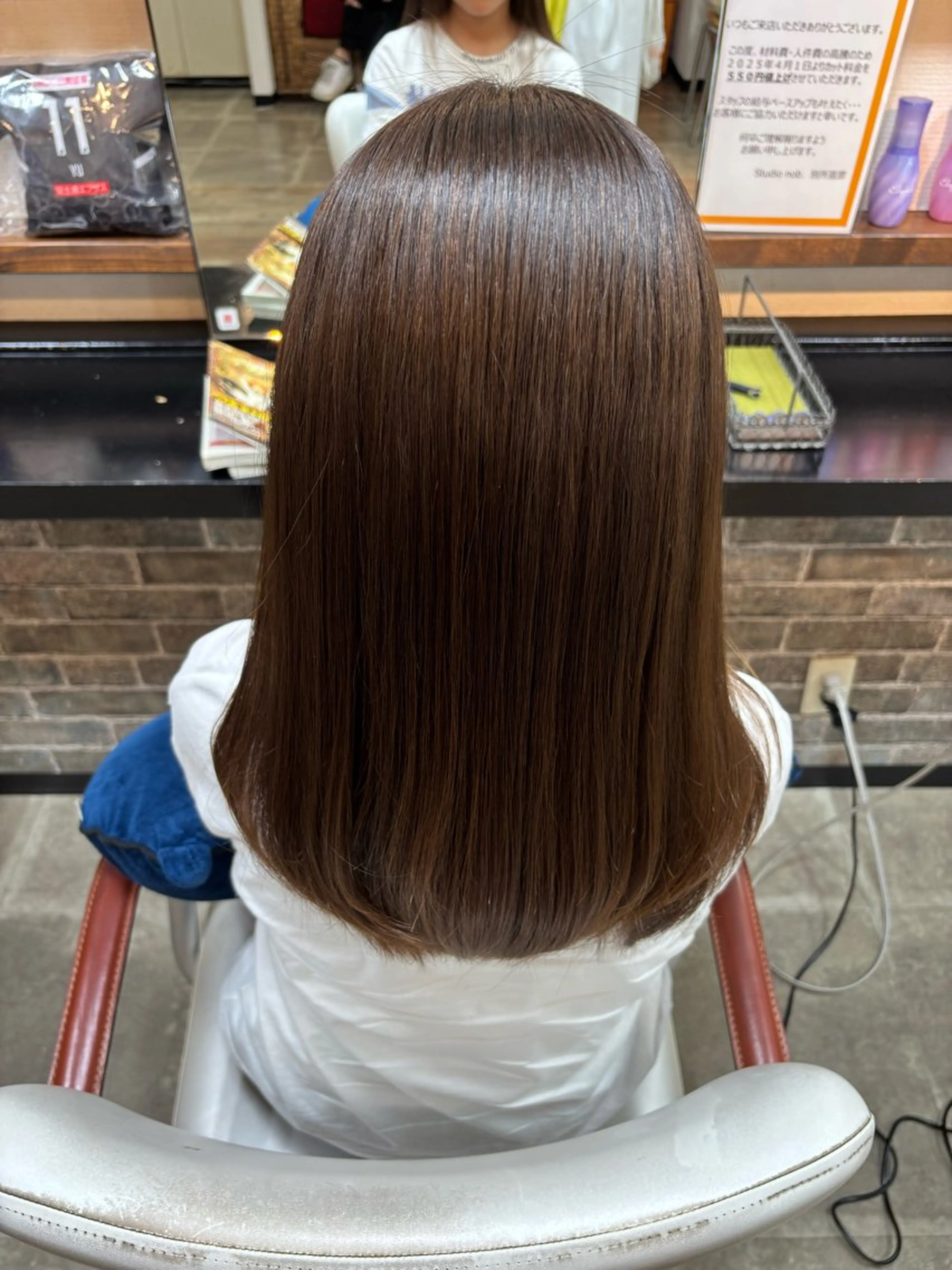 ロング パーマ カット ヘアカラー 縮毛矯正 イツキ🌕デザインカ ラー🥨髪質改善🫧のヘアスタイル