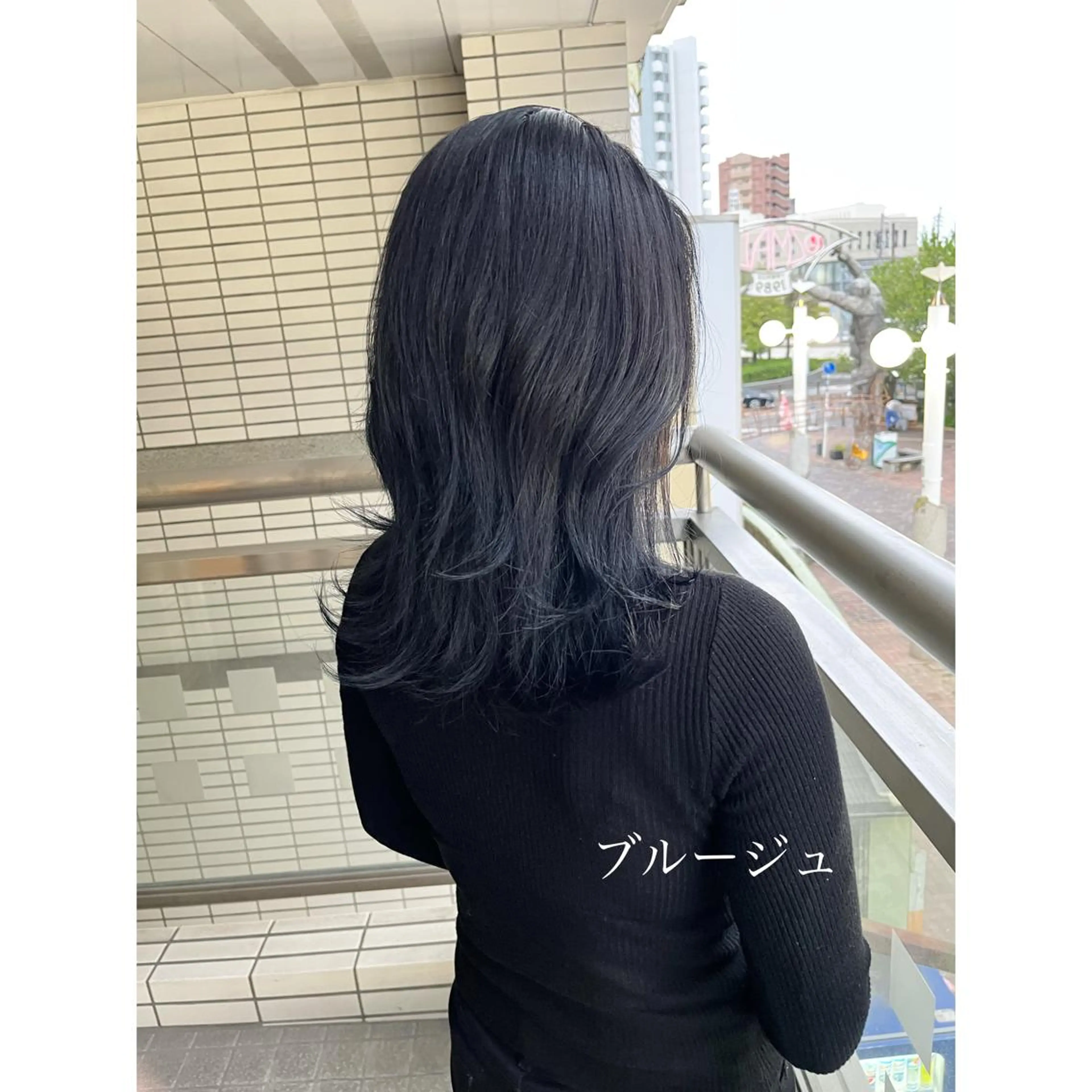 ミディアム カラー 坂井田 浩樹のヘアスタイル