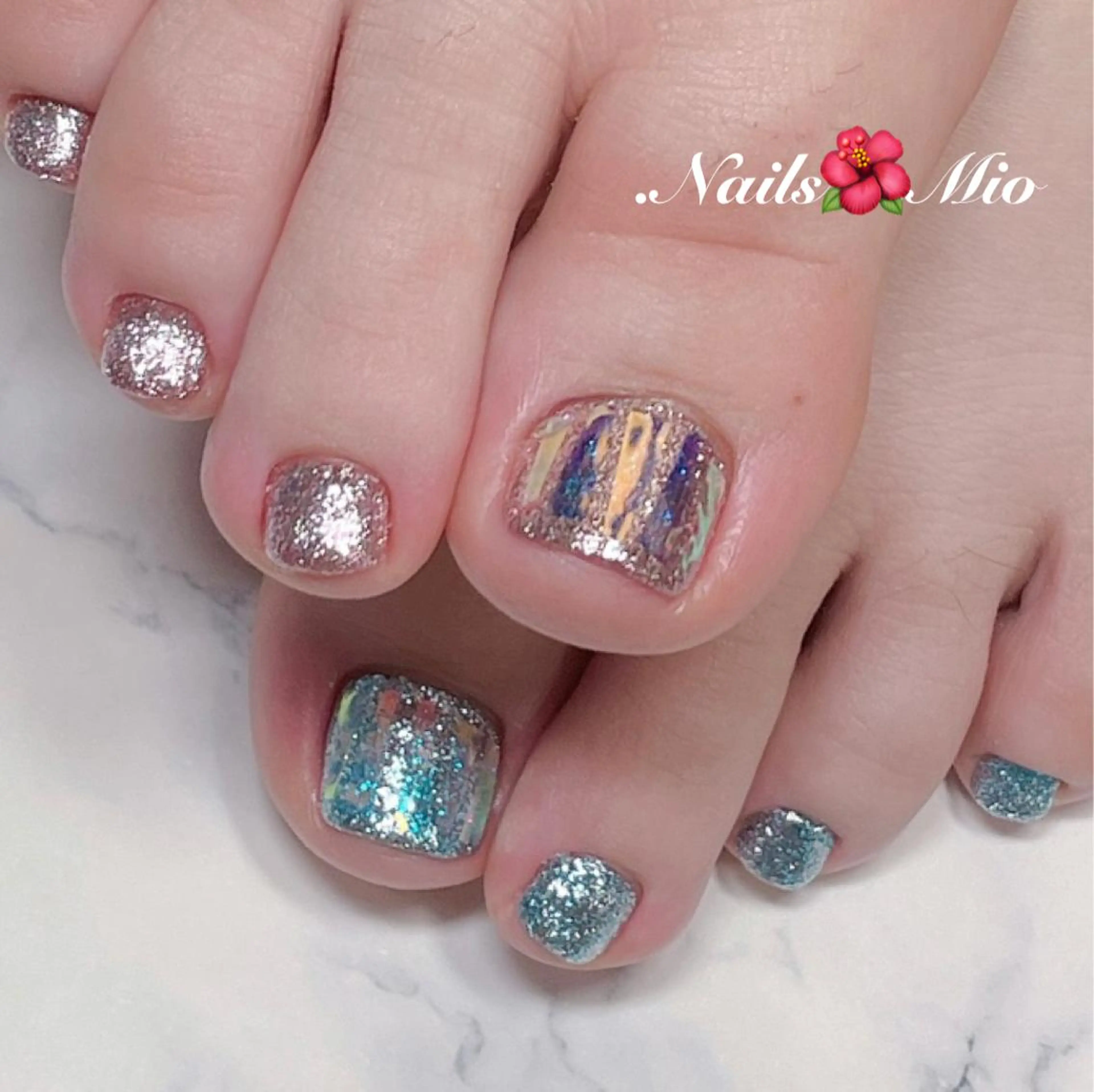 ネイル フットネイル .Nails Mio 赤羽西ネイルサロンのネイルデザイン