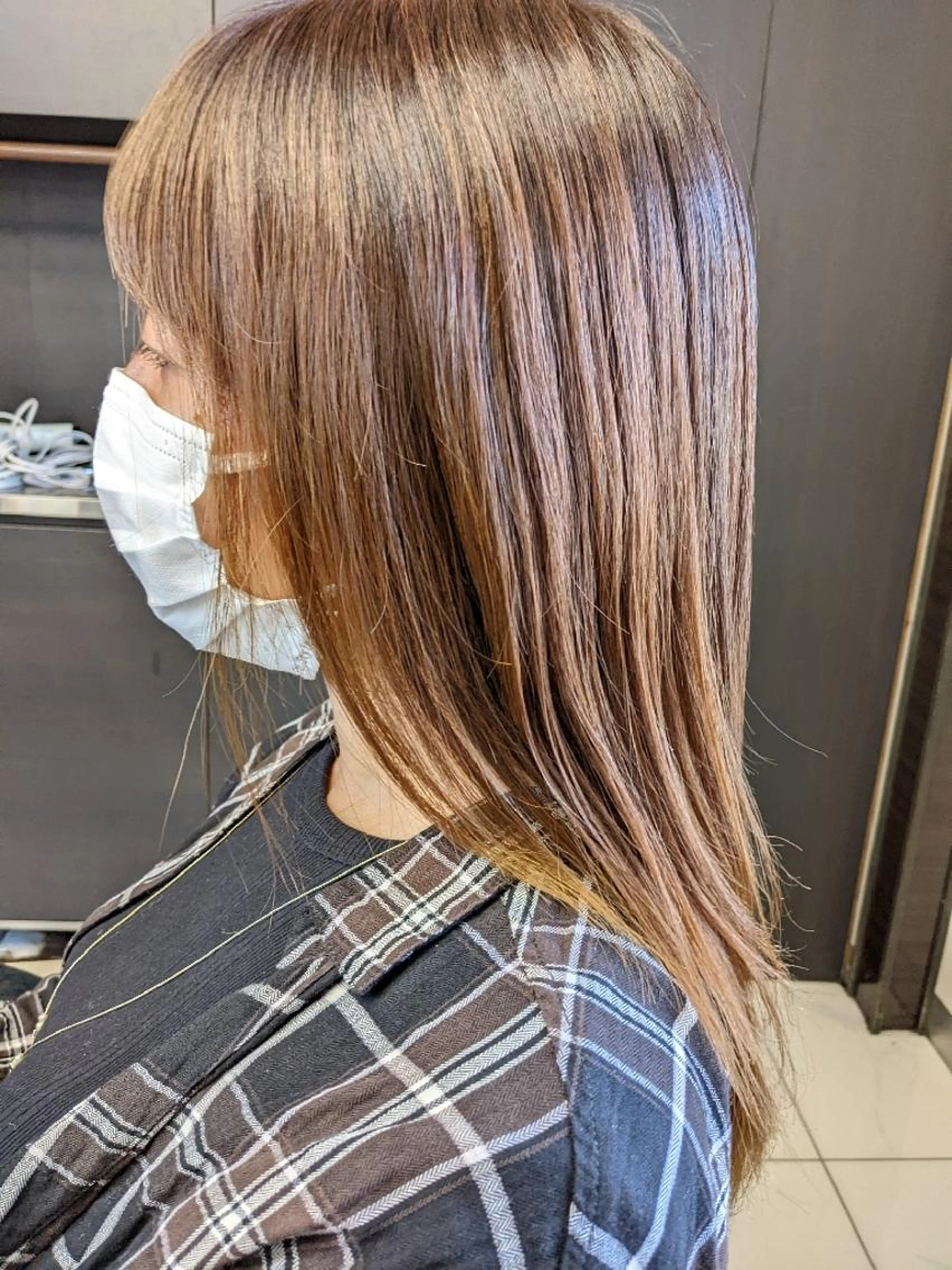 カット＋縮毛矯正の写真