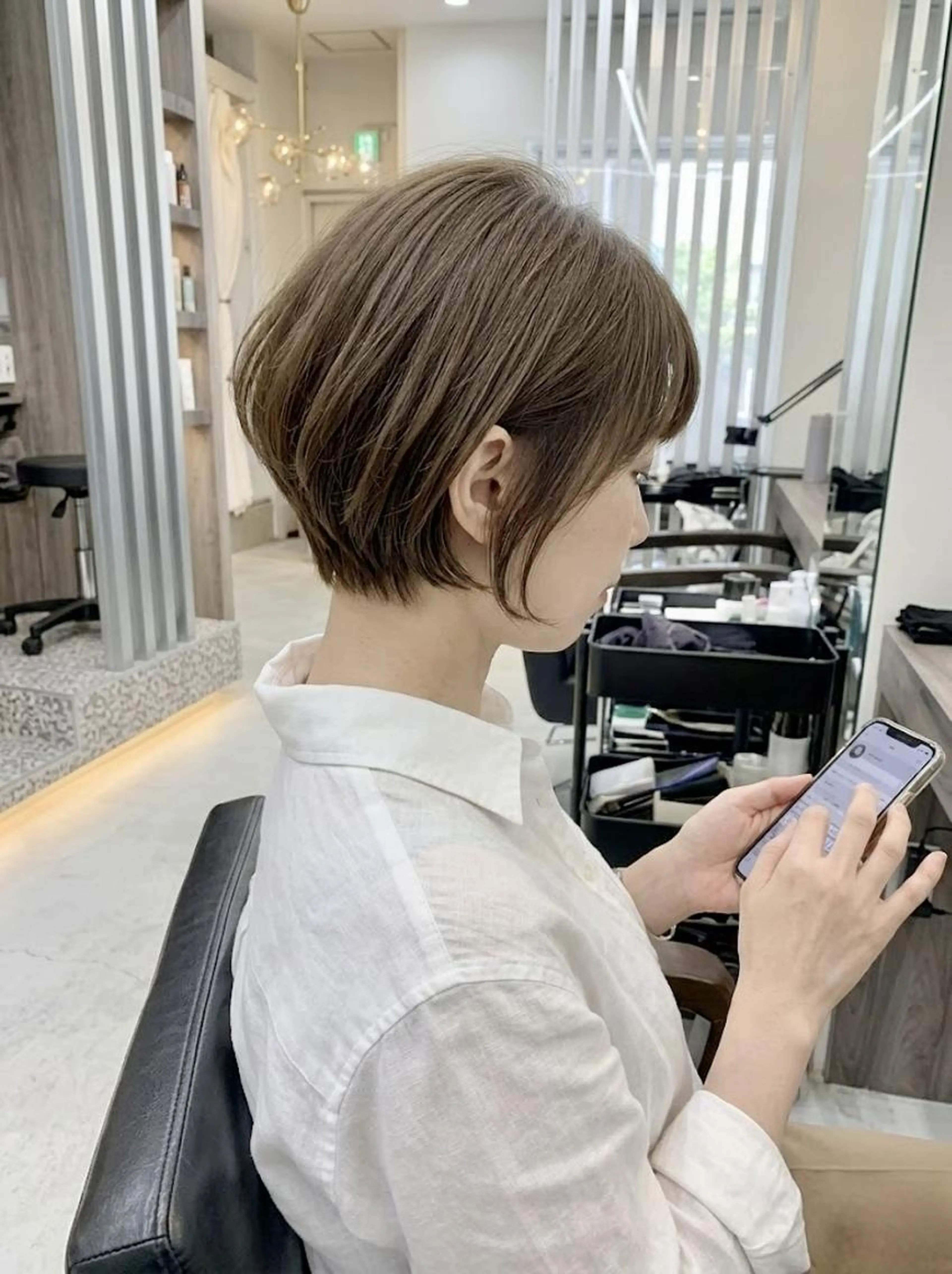 【4月限定🉐】透明感カラー(フル)+トリートメント(口コミで特別価格)の写真