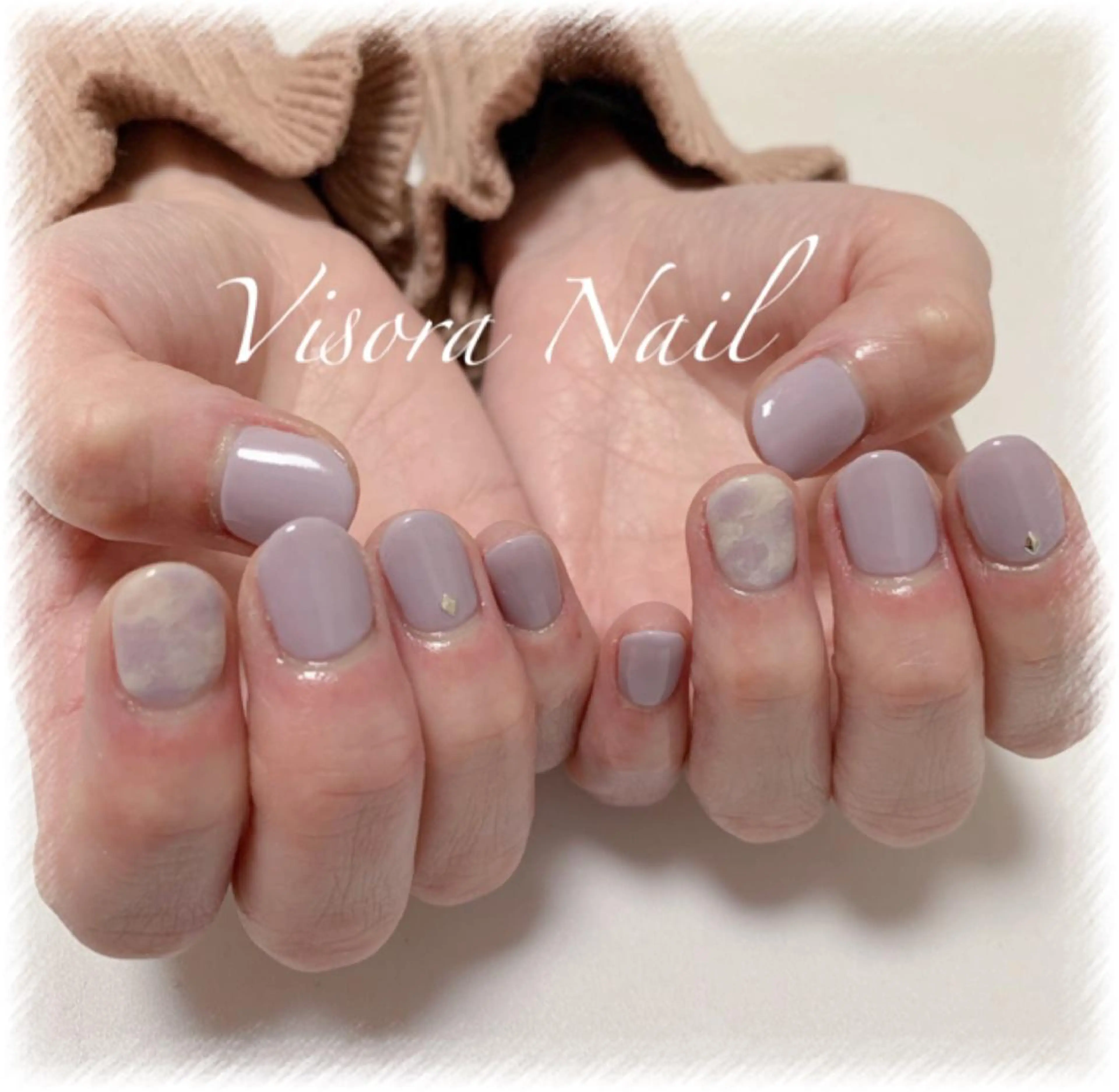 ネイル アートネイル シンプルネイル ハンドネイル 美SORA ～ｳﾞｨｿﾗ～のネイルデザイン