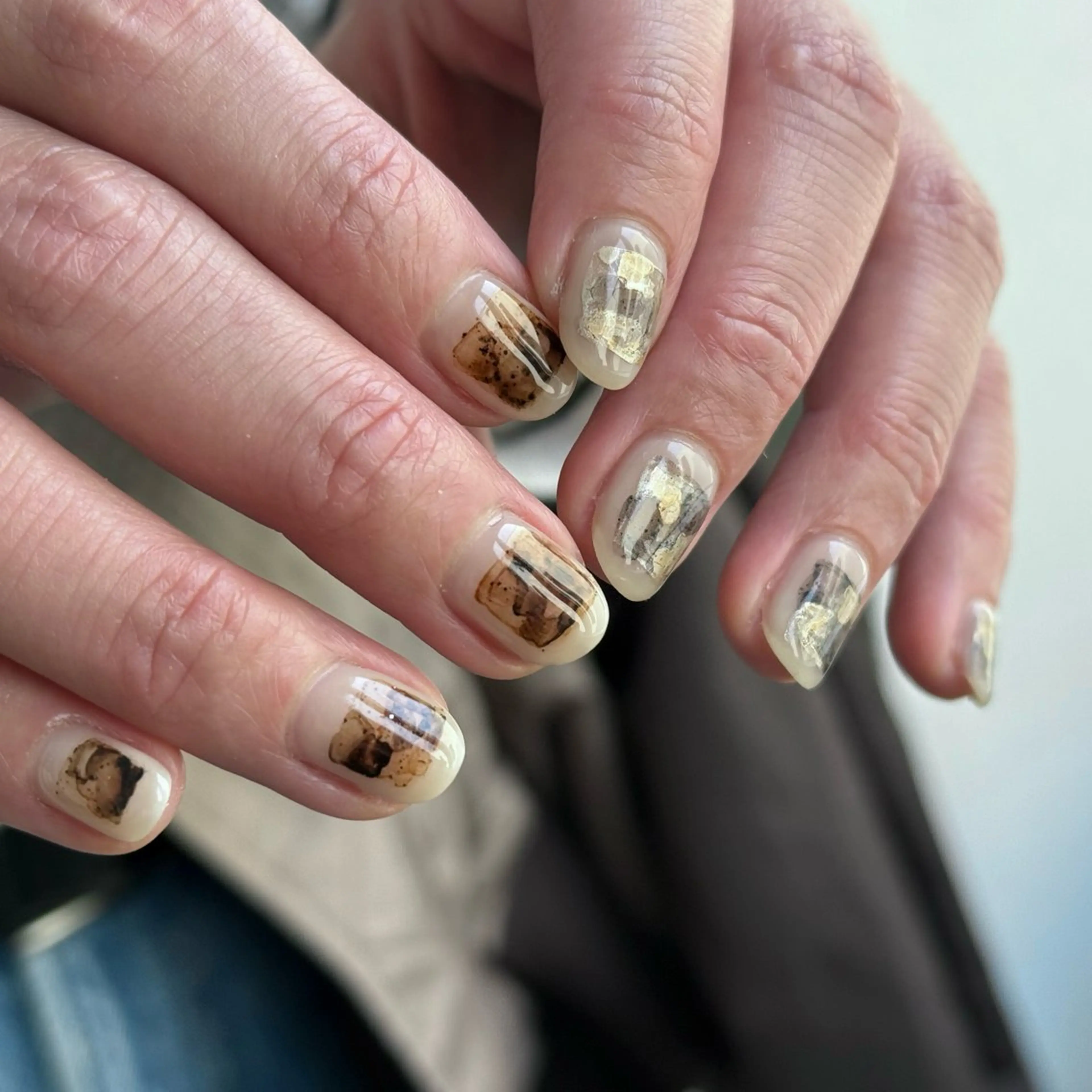 ネイル スクエアネイル ハンドネイル _ chihiroのネイルデザイン