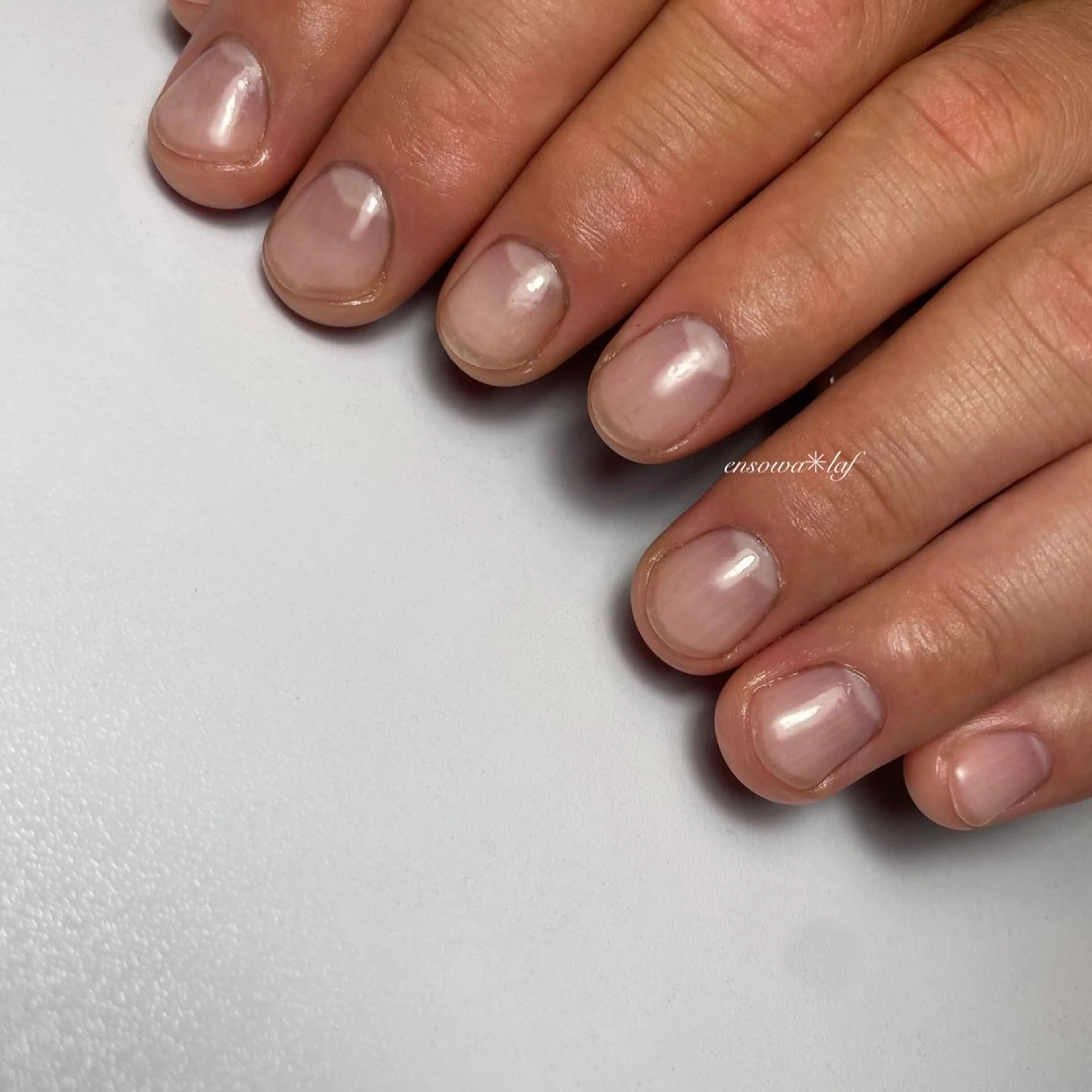 ネイル クリアネイル マットネイル メンズネイル ensowa✱laf NAILのネイルデザイン
