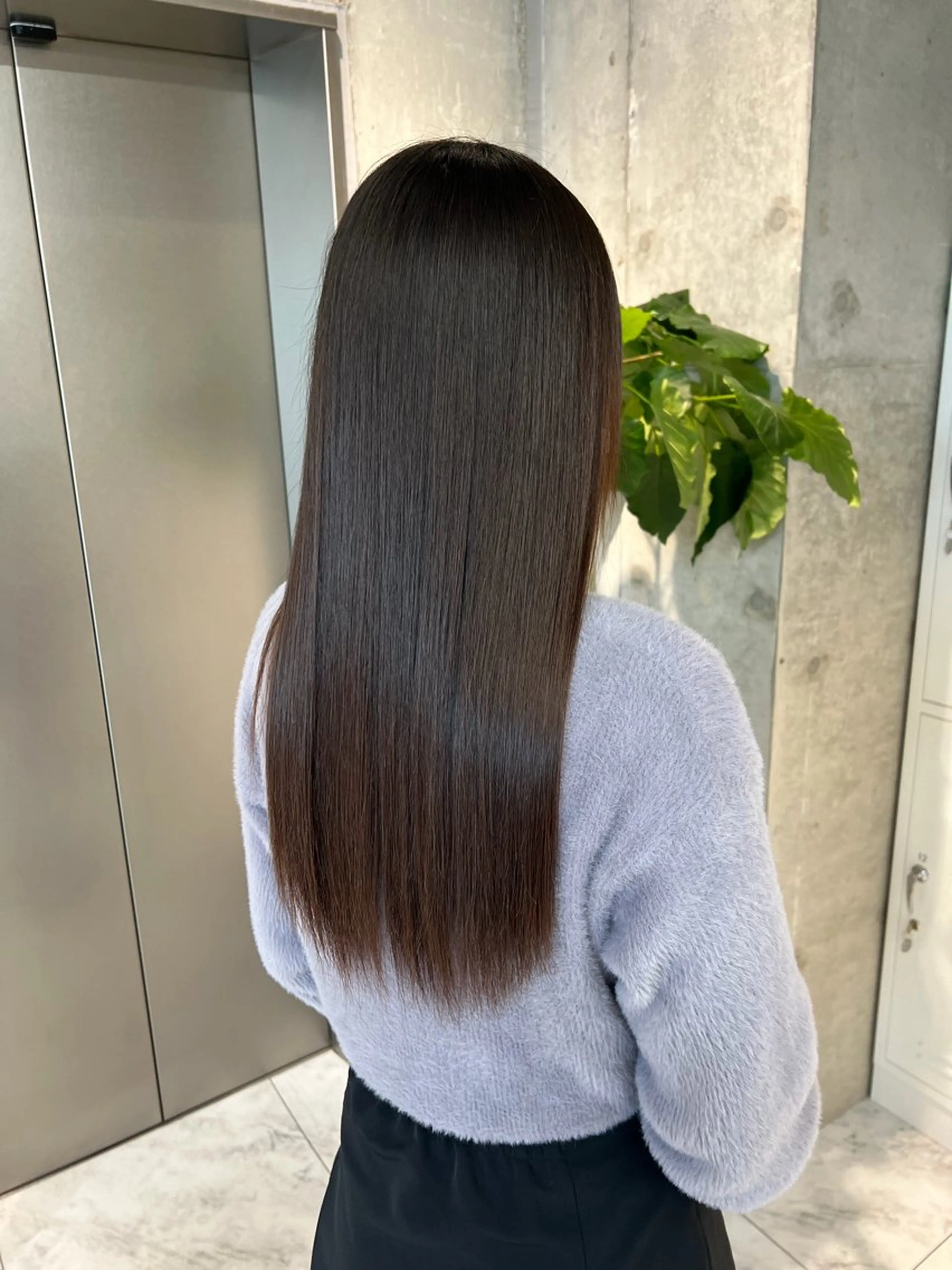 ロング カット ヘアカラー トリートメント 博多ベージュ 🐻松井傑のヘアスタイル