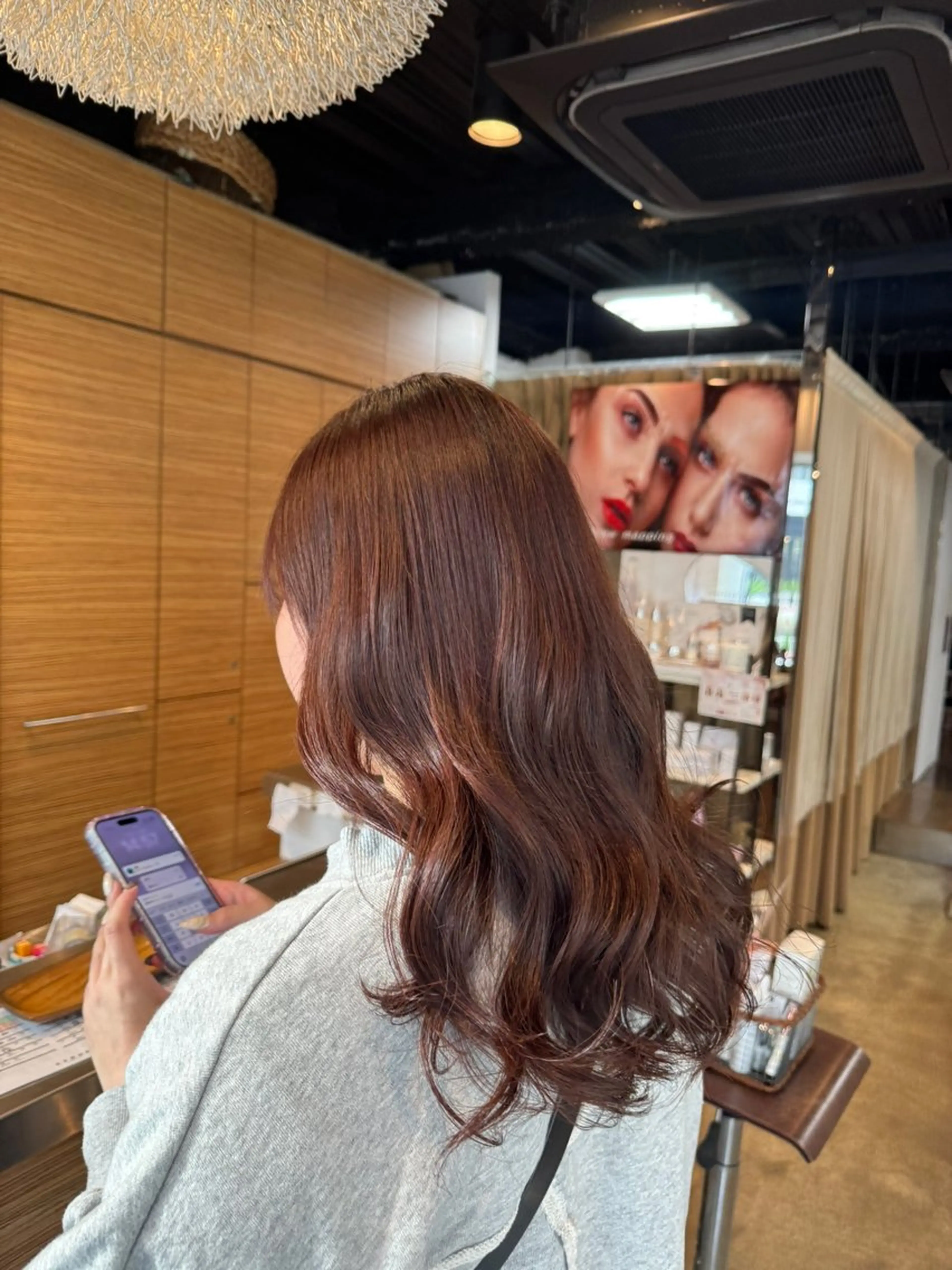 セミロング オレンジブラウン ✦creer都島✦ ɪʀᴏʜᴀ ꕀ 🎀のヘアスタイル