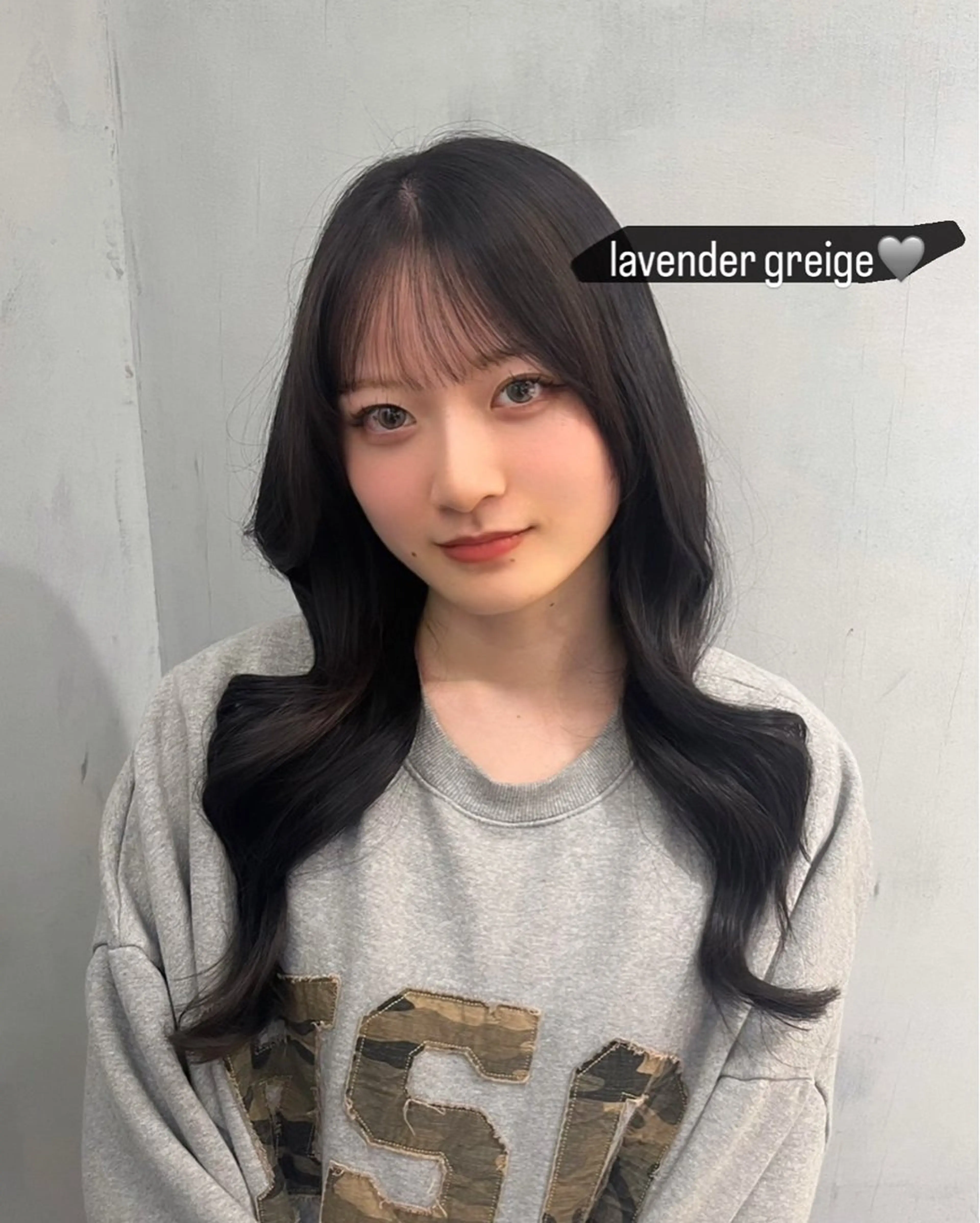 ロング カラー ヘアカラー トリートメント 🎀リ  お🎀 カット/縮毛矯正のヘアスタイル