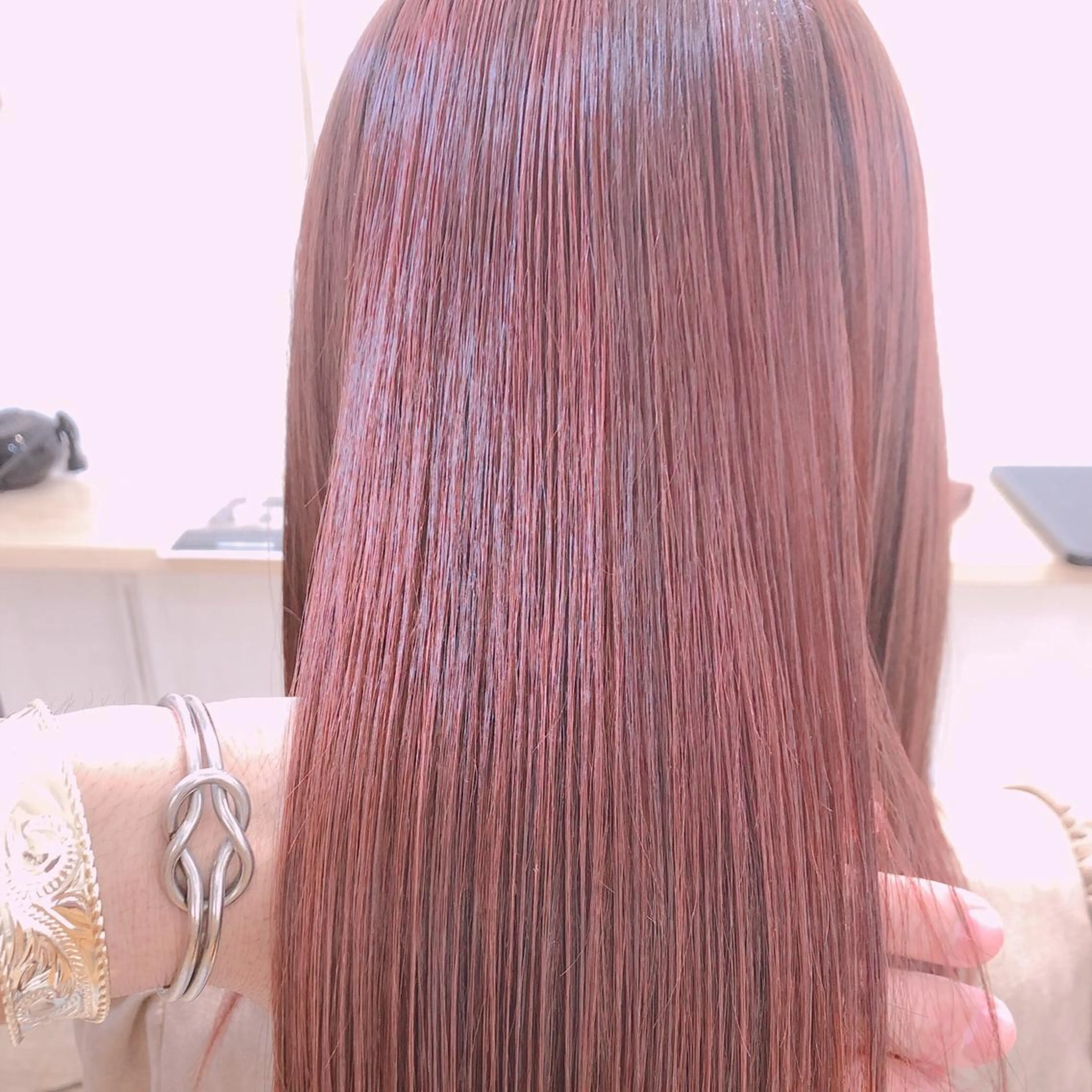 セミロング セミロングパーマ 髪質改善 韓国風ヘア レイヤーカット 縮毛矯正 カット ヘアカラー トリートメント 💜髪質改善💜韓国 レイヤー💜TAKUのヘアスタイル