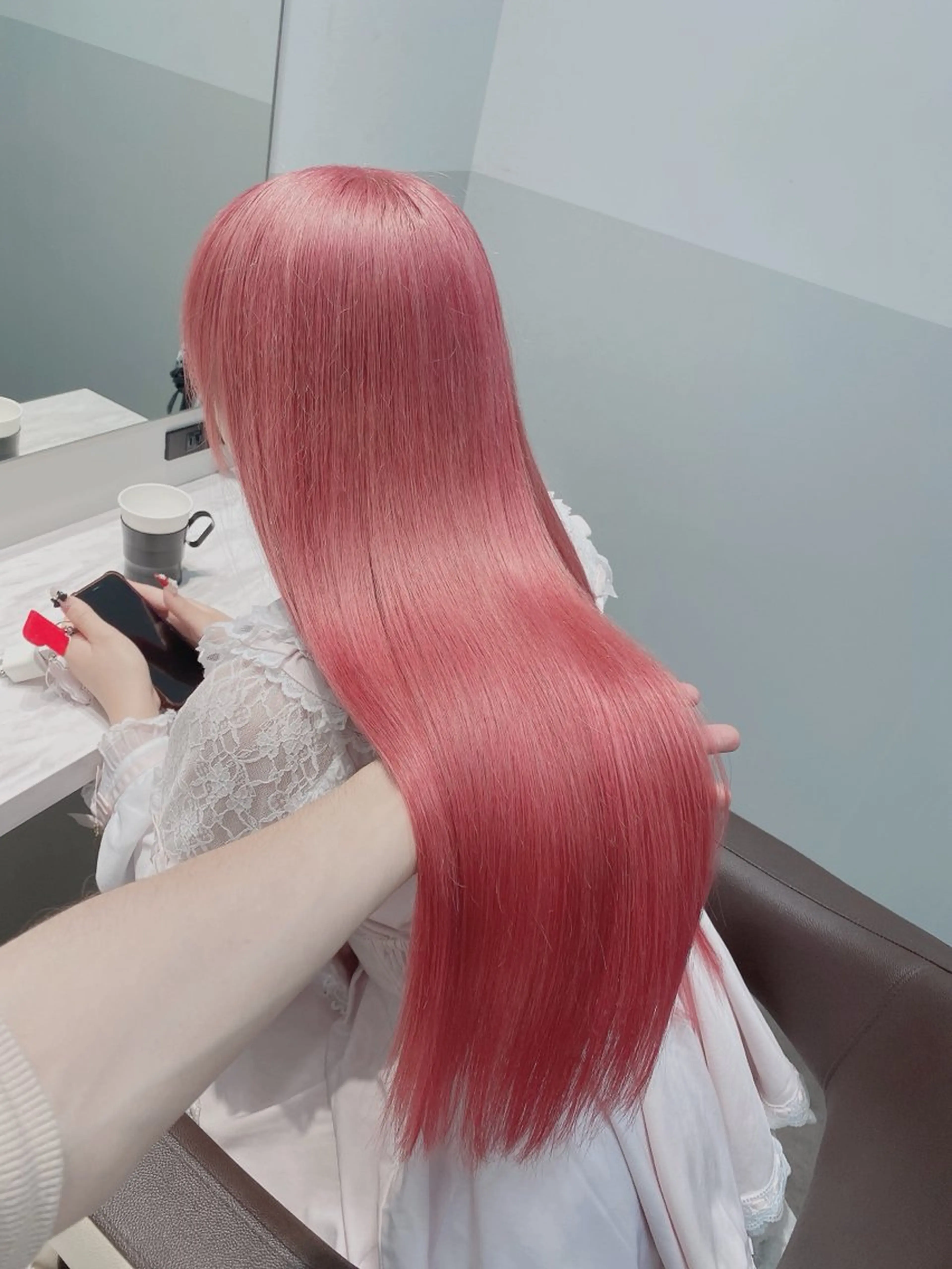 ロング カラー ヘアアレンジ メンズ ヘアカラー トリートメント ハイトーン美容師 MASATOのヘアスタイル